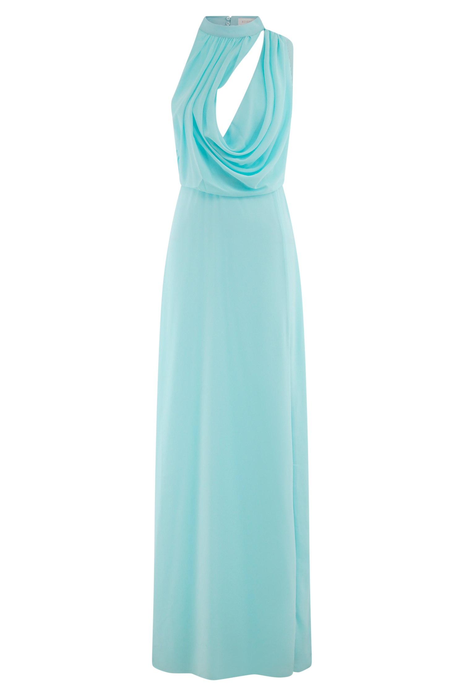 Galia Cowl Neck Maxi Dress - Lagoon #9