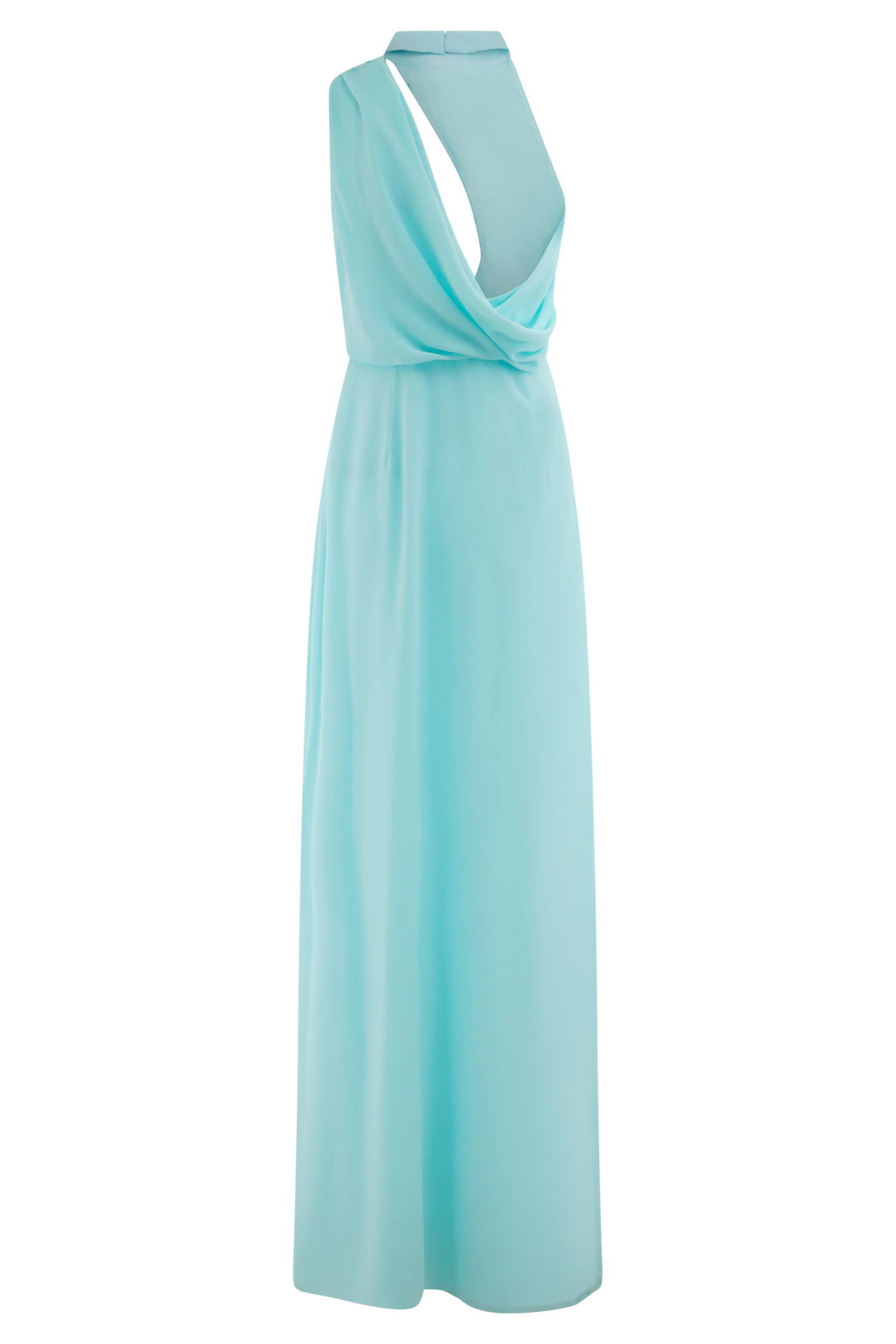 Galia Cowl Neck Maxi Dress - Lagoon #8