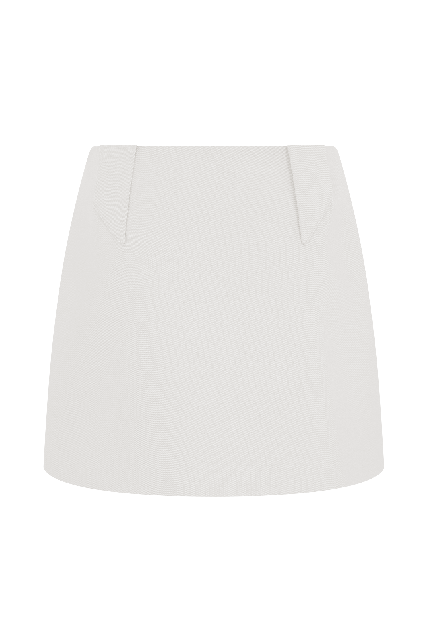 Gina Suiting Mini Skirt - Ivory #8