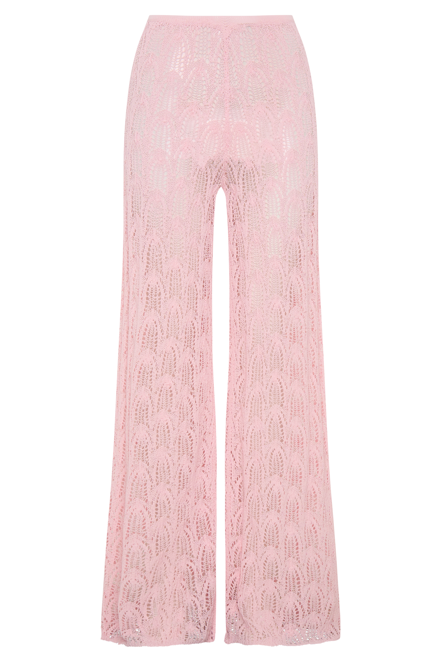 Glinda Crochet Pants - Baby Pink #9