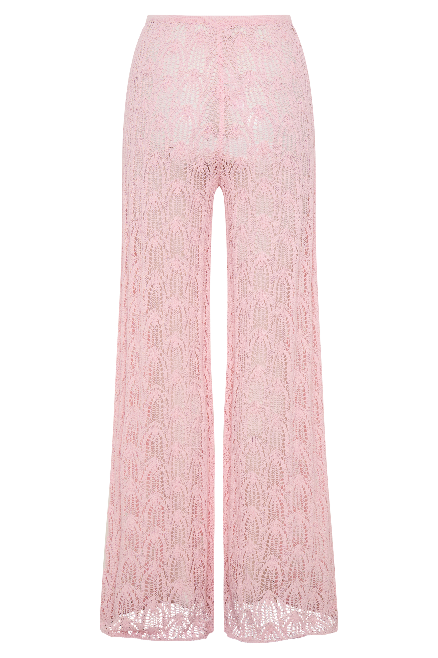 Glinda Crochet Pants - Baby Pink