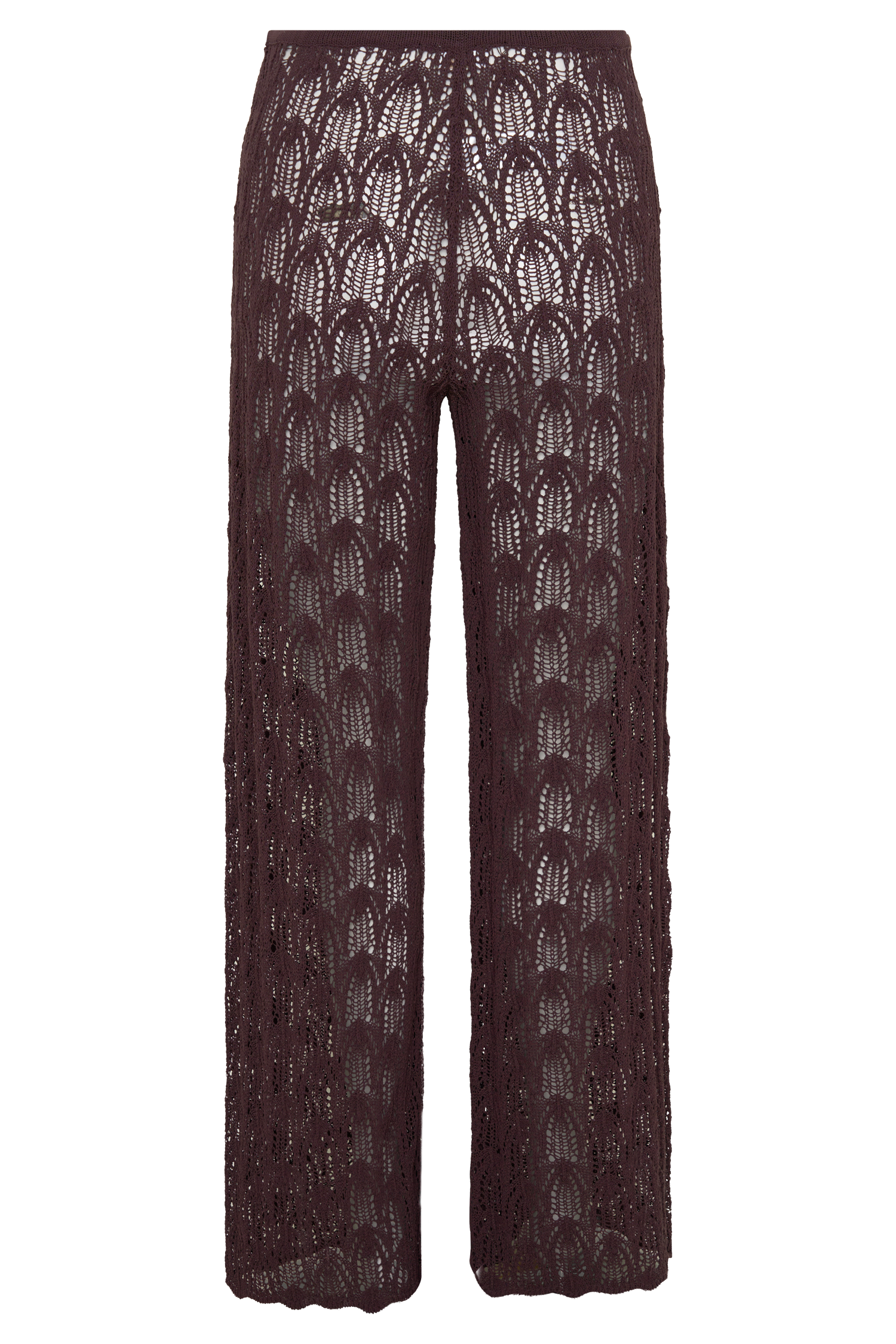 Glinda Crochet Pants - Chocolate #8
