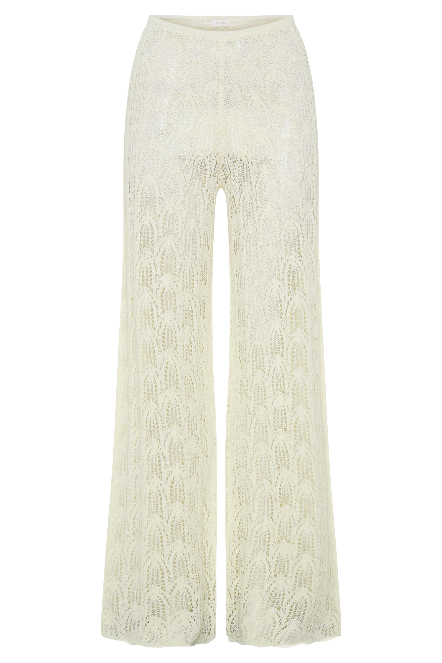 Glinda Crochet Pants - Ivory #9