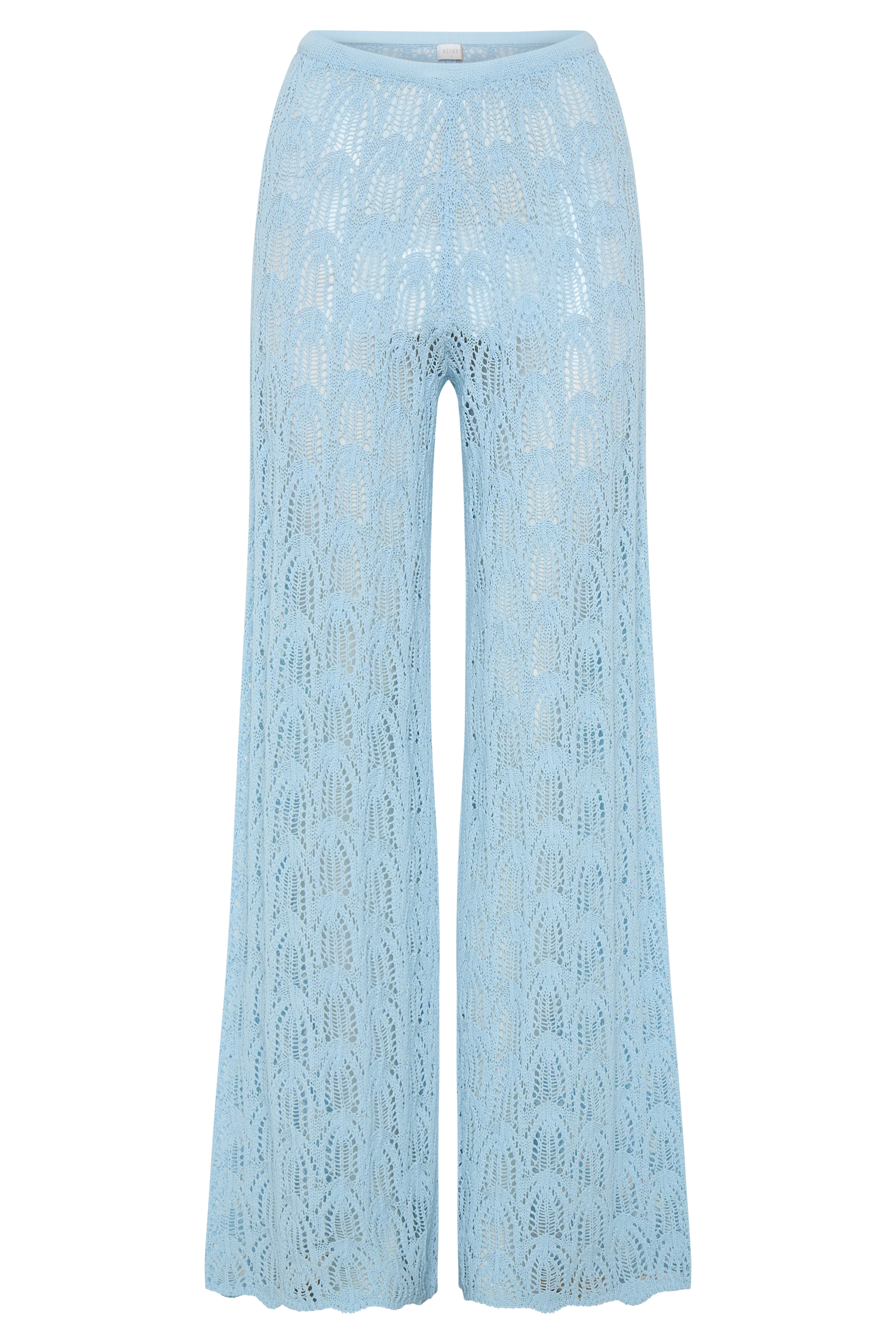 Glinda Crochet Pants - Light Blue #9