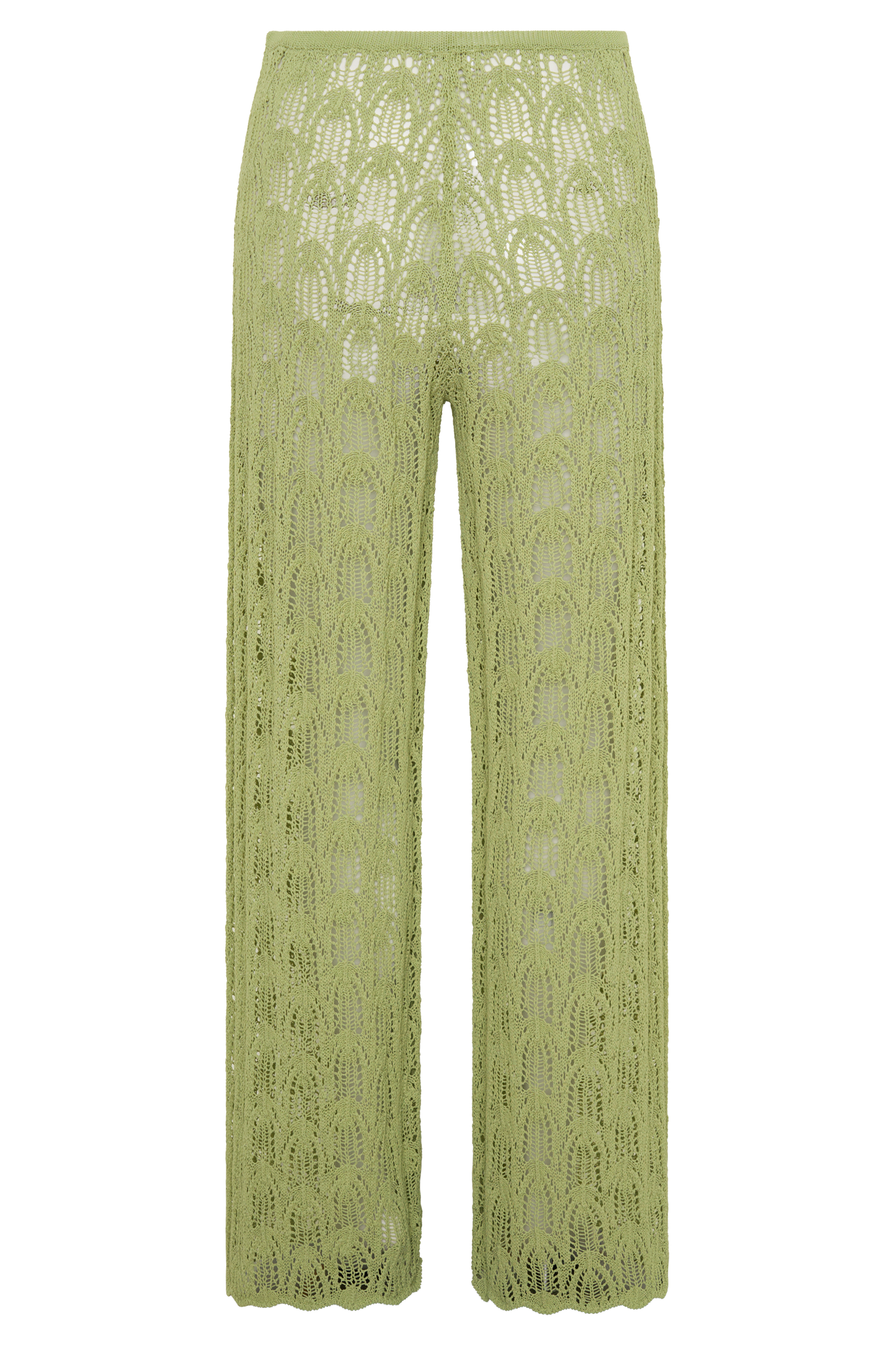 Glinda Crochet Pants - Light Olive
