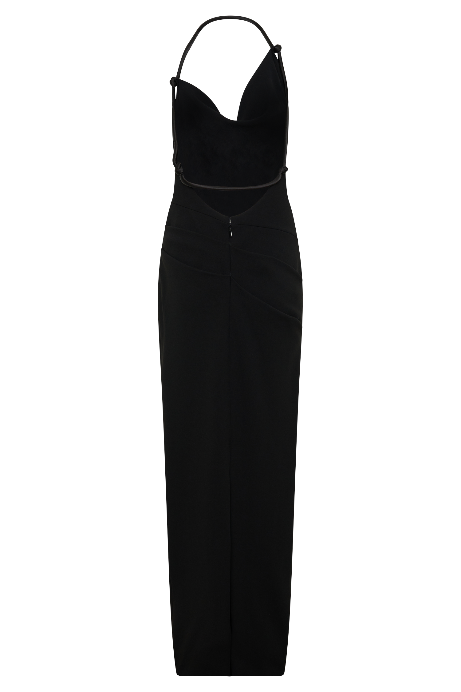 Gracie Halter Maxi Dress - Black #8