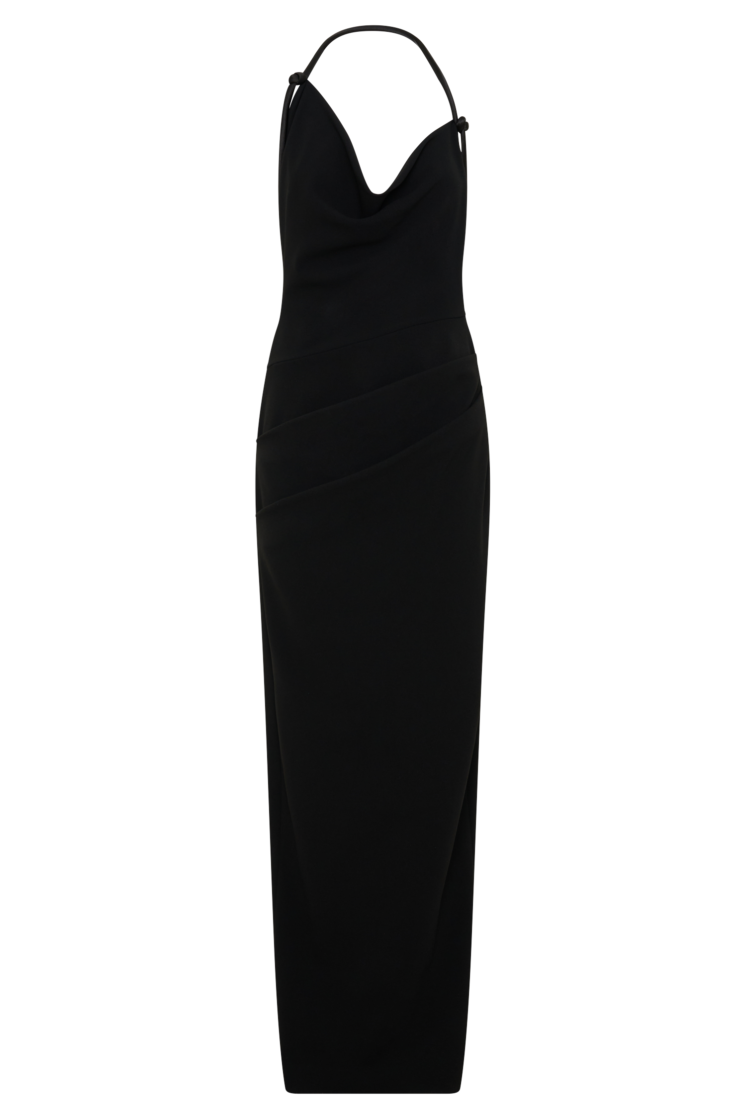 Gracie Halter Maxi Dress - Black #9