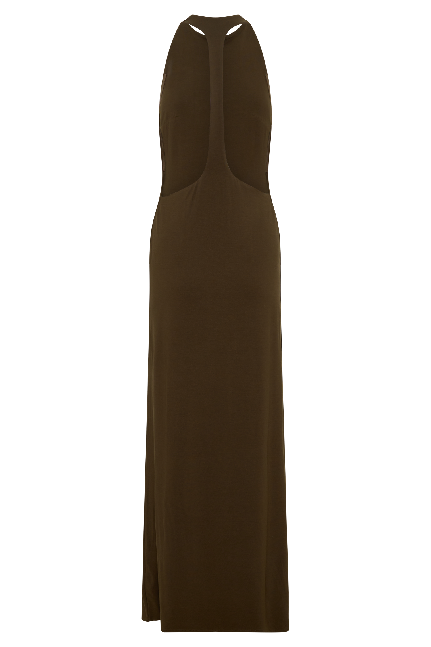Halley Back T-Strap Maxi Dress - Chocolate #8
