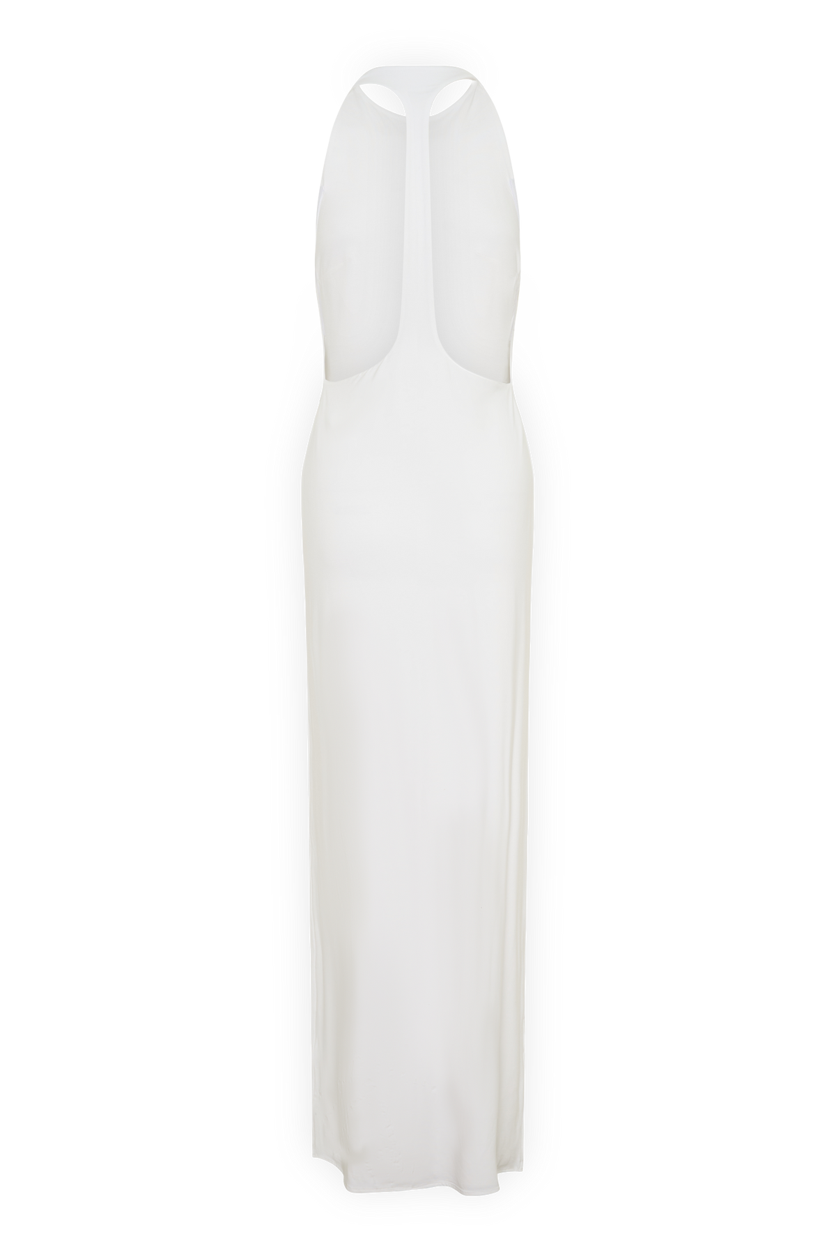 Halley Back T-Strap Maxi Dress - White #8