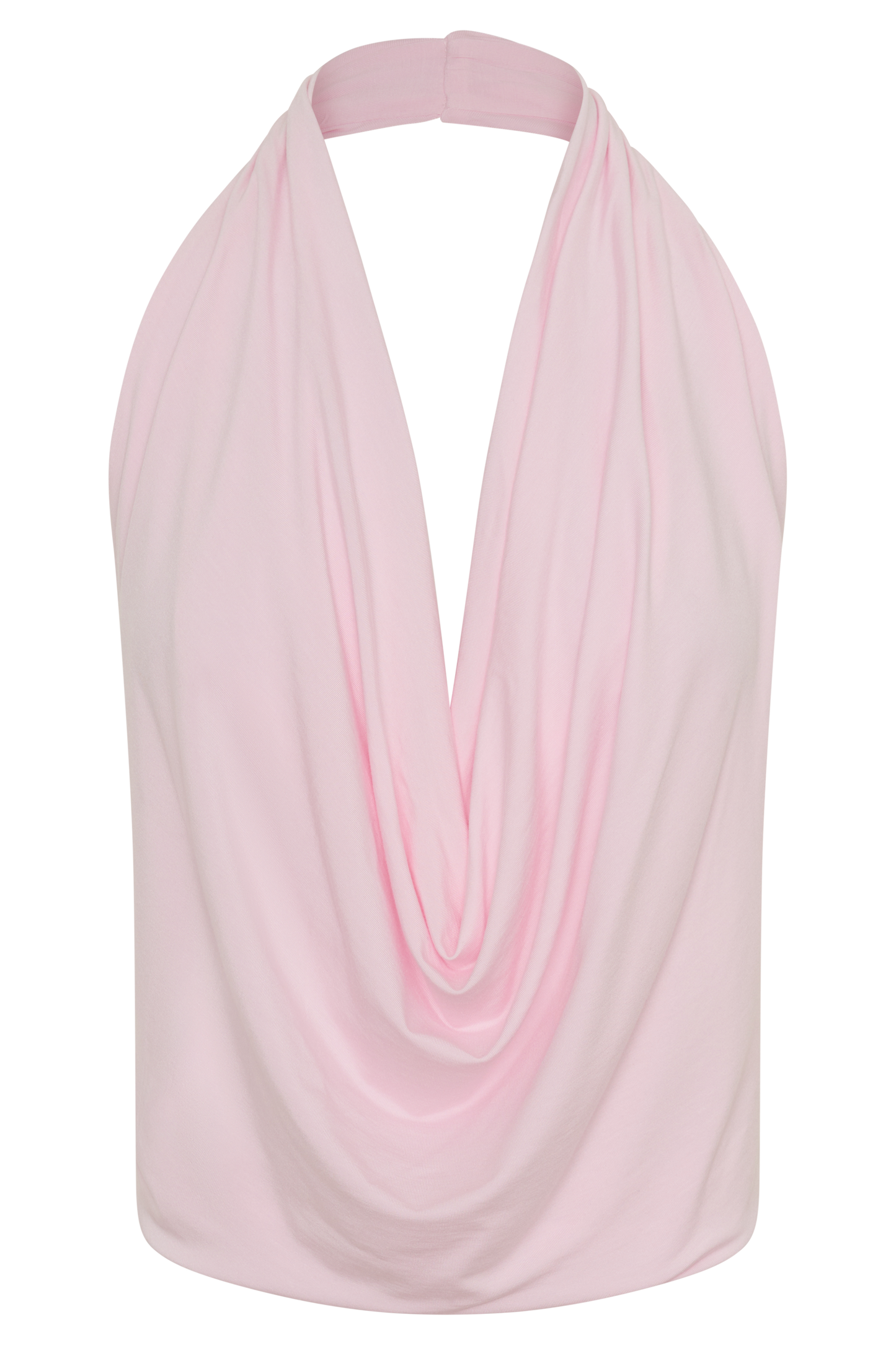 Huyen Cowl Front Modal Top - Ballet Pink