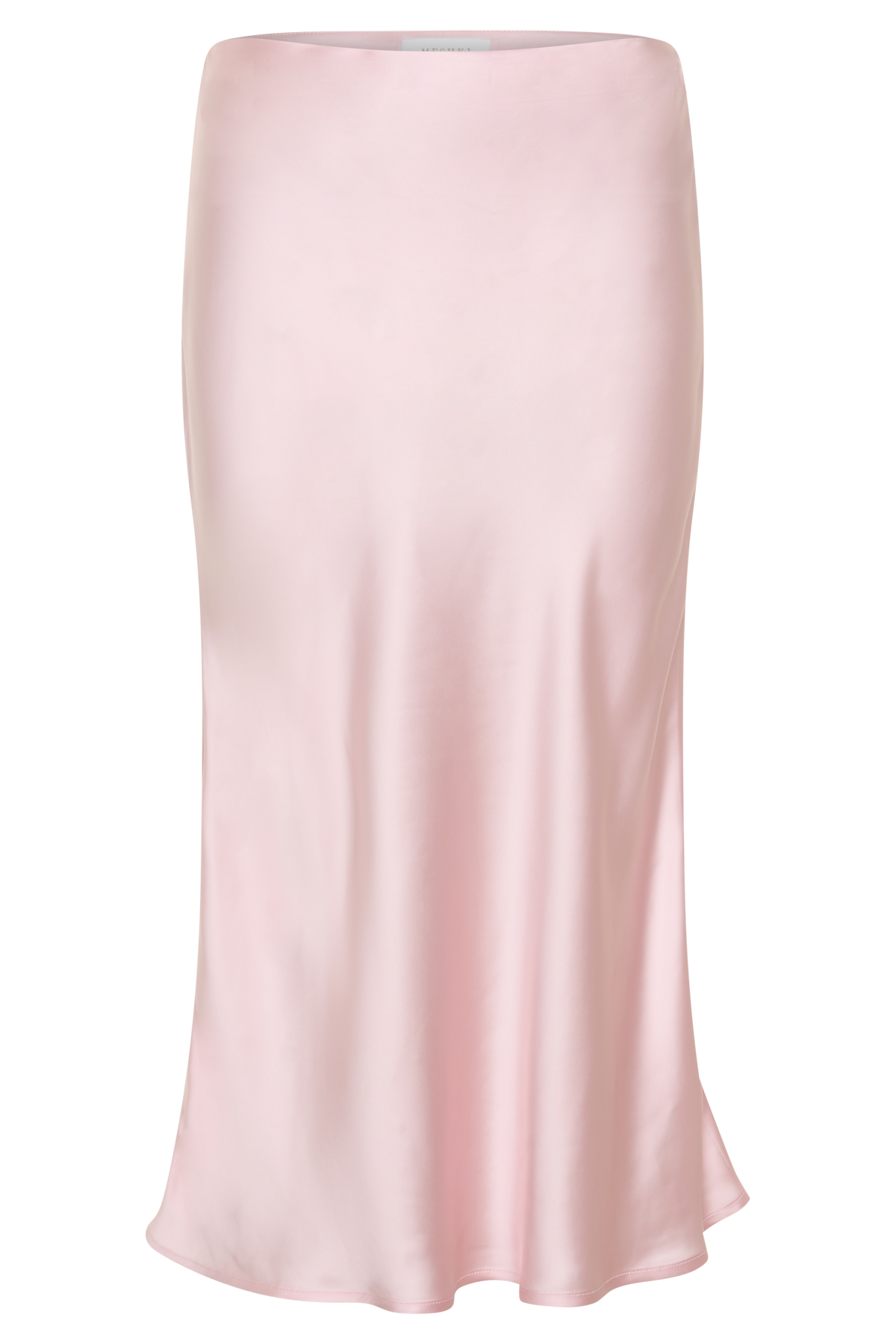 Hattie Satin Midi Skirt - Pale Pink #11