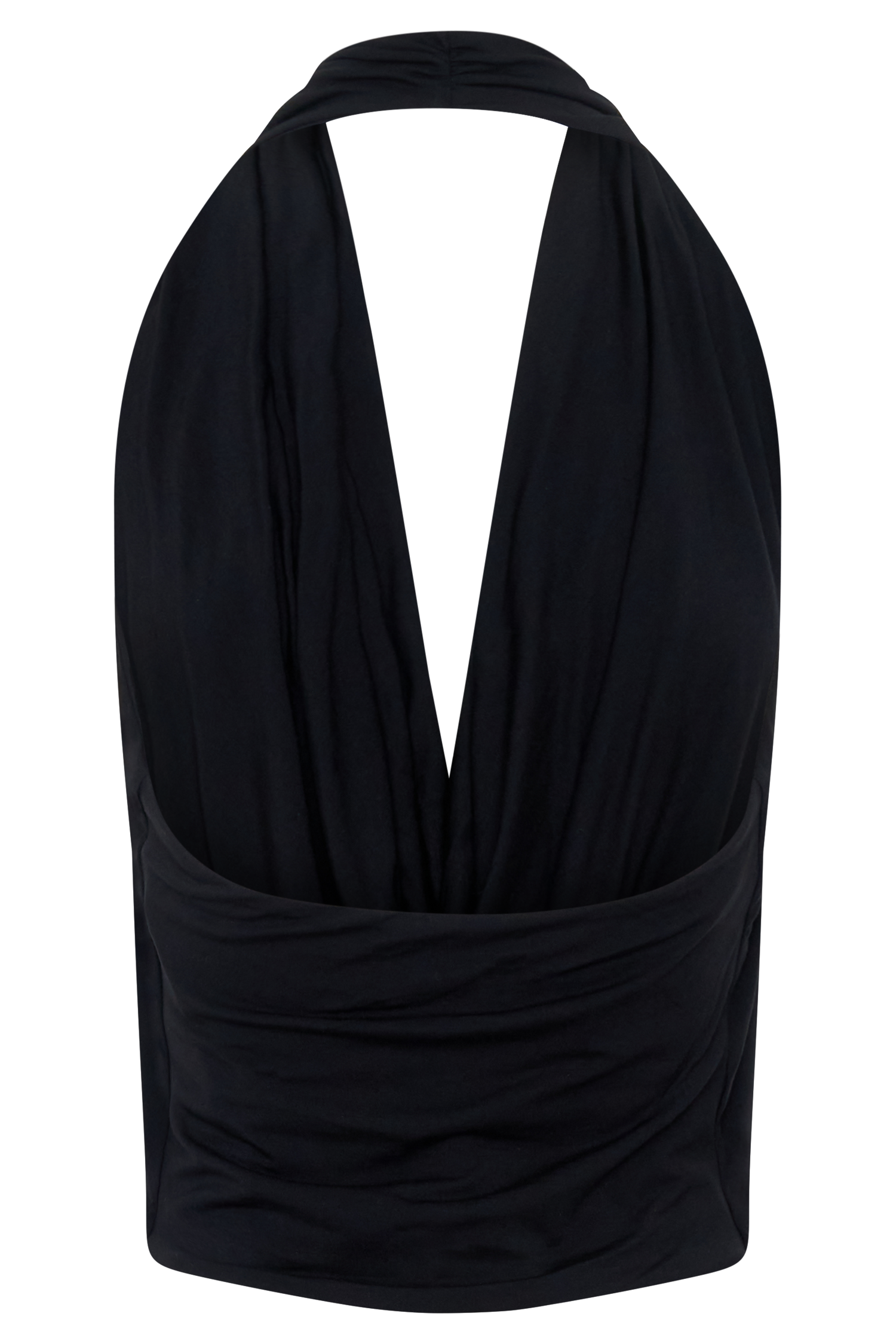 Huyen Cowl Front Modal Top - Black #8