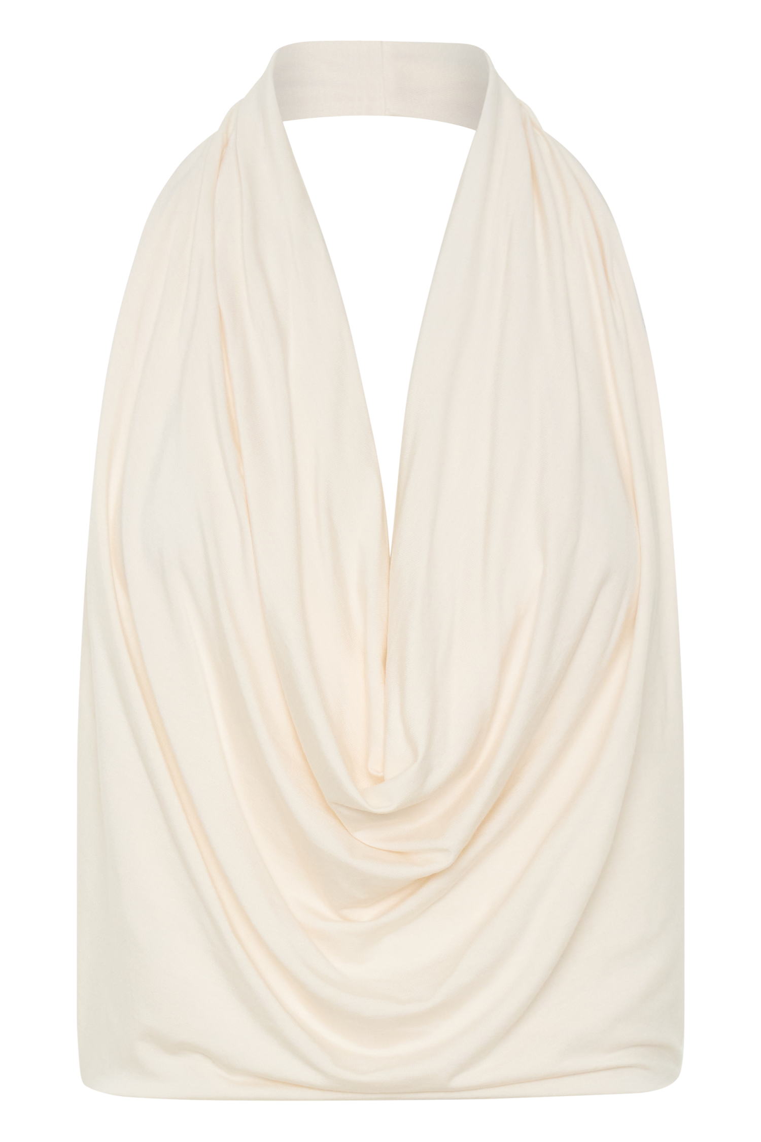 Huyen Cowl Front Modal Top - Ivory #9