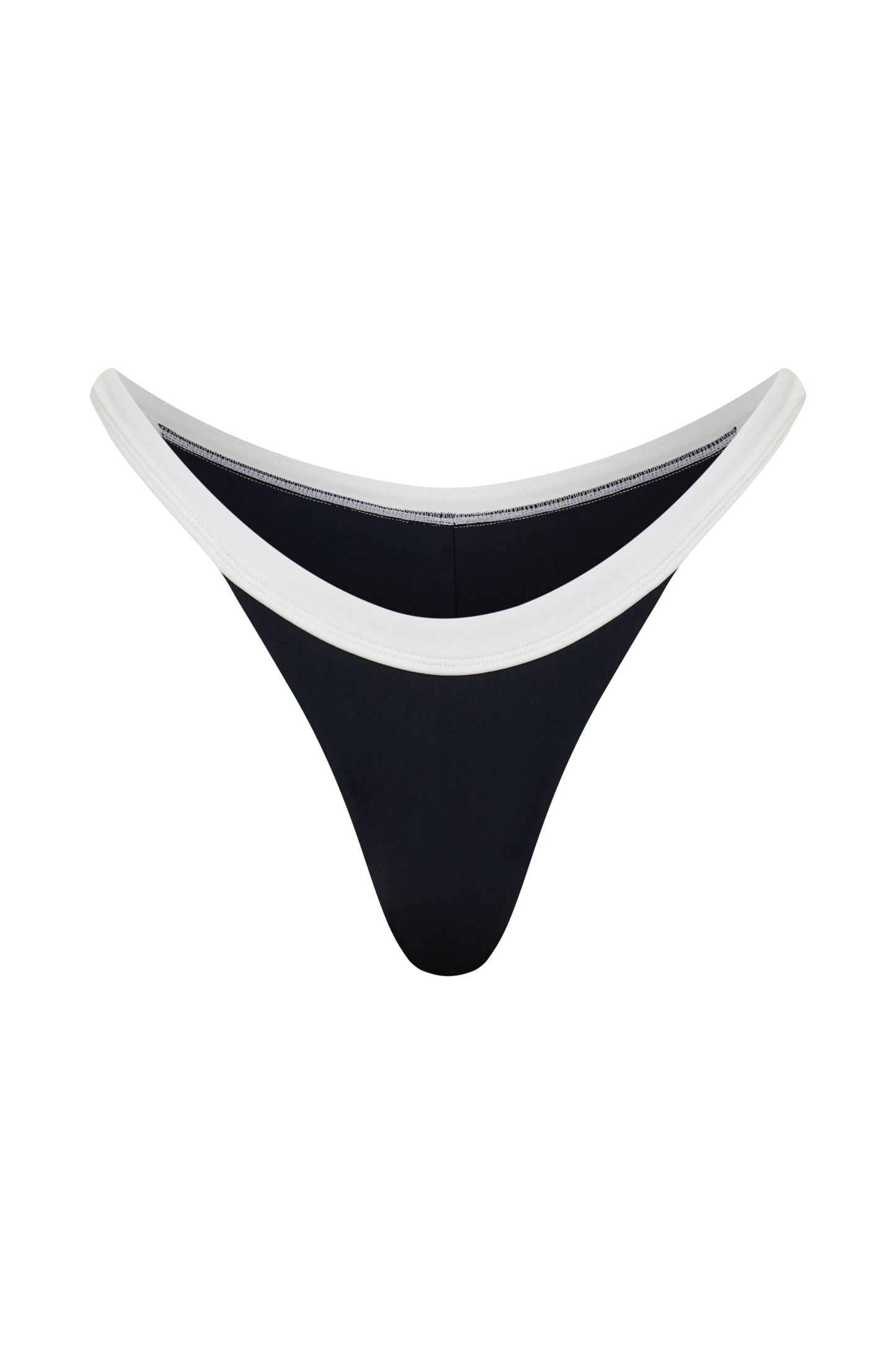 Isla Thong Bikini Bottom - Black/White