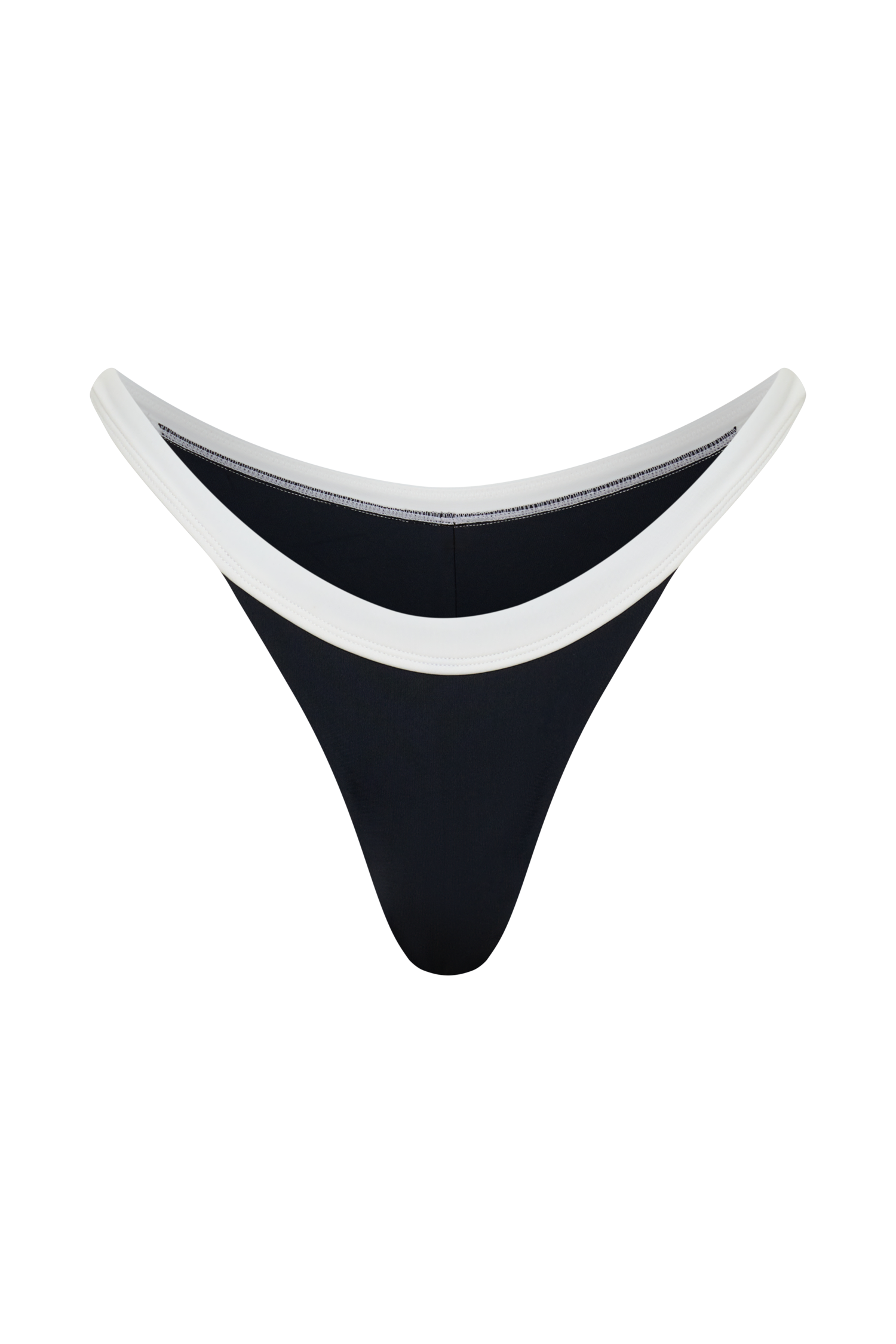 Isla Thong Bikini Bottom - Black/White #13