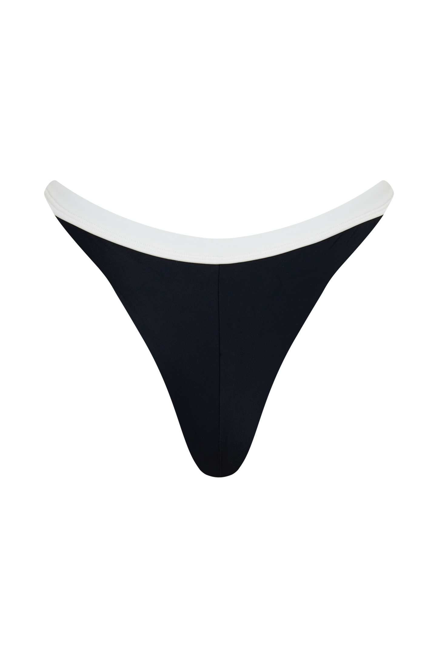 Isla Thong Bikini Bottom - Black/White