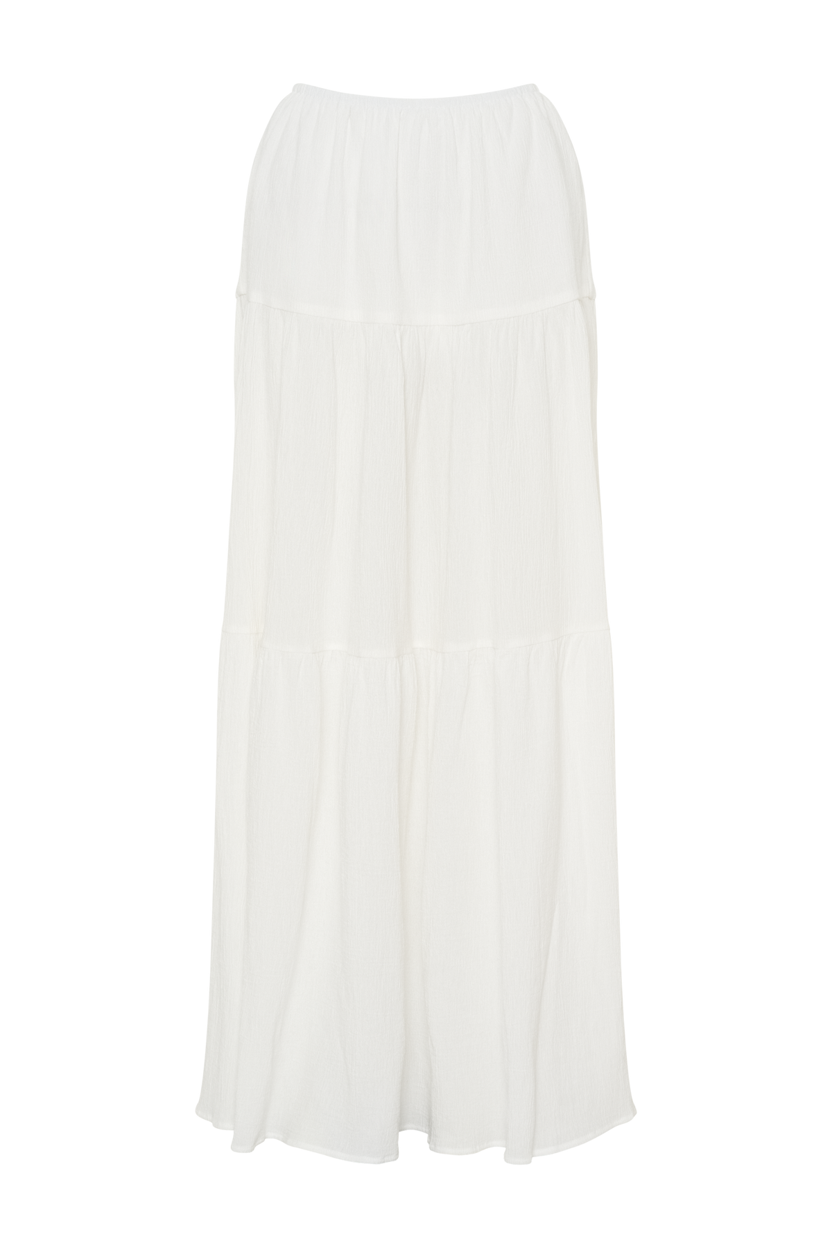 Jacinda Cotton Maxi Skirt - White #7