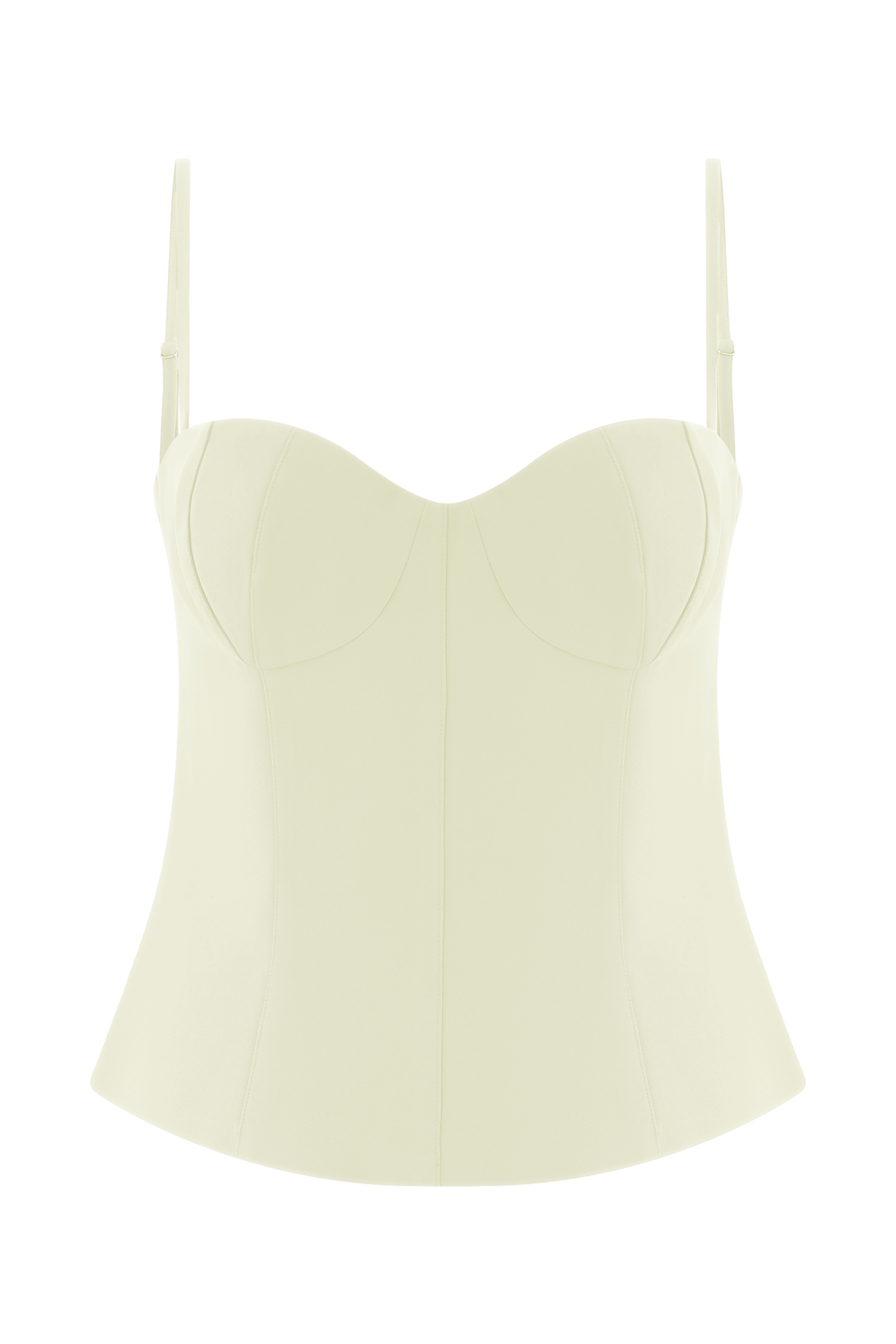 Jaime Spaghetti Strap Suiting Top - Ivory #9