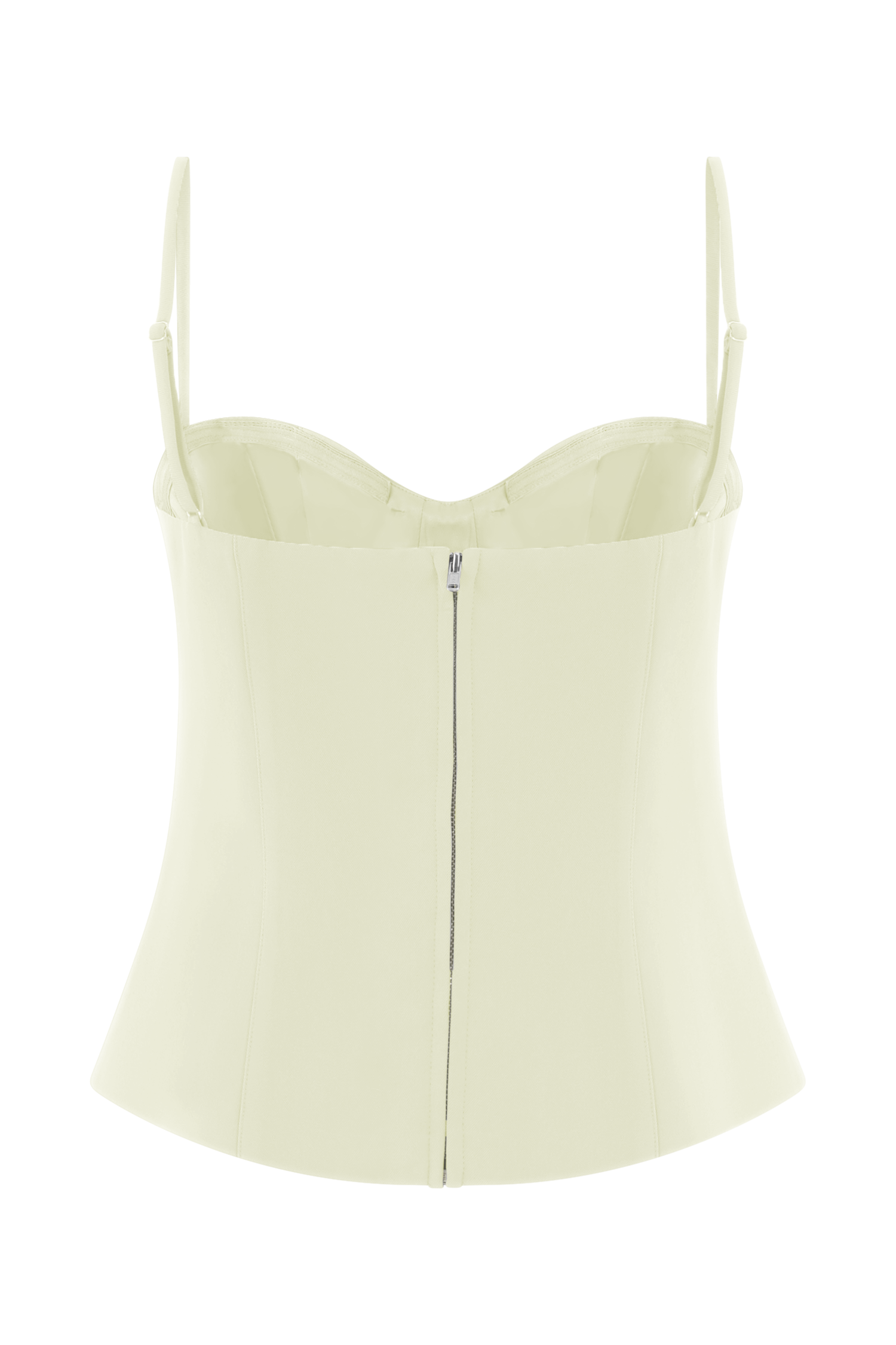 Jaime Spaghetti Strap Suiting Top - Ivory #8