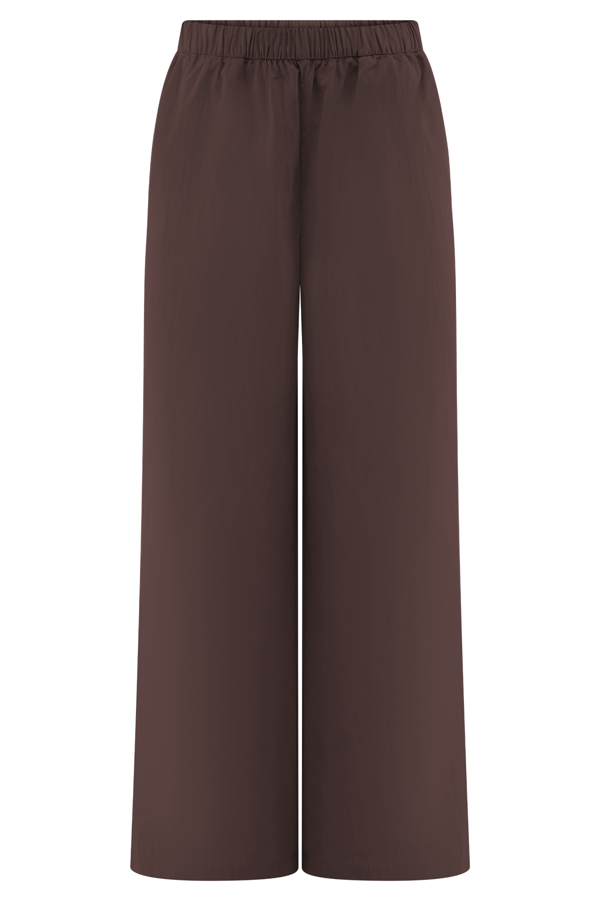 Janayia Cotton Wide Leg Pants - Dark Espresso