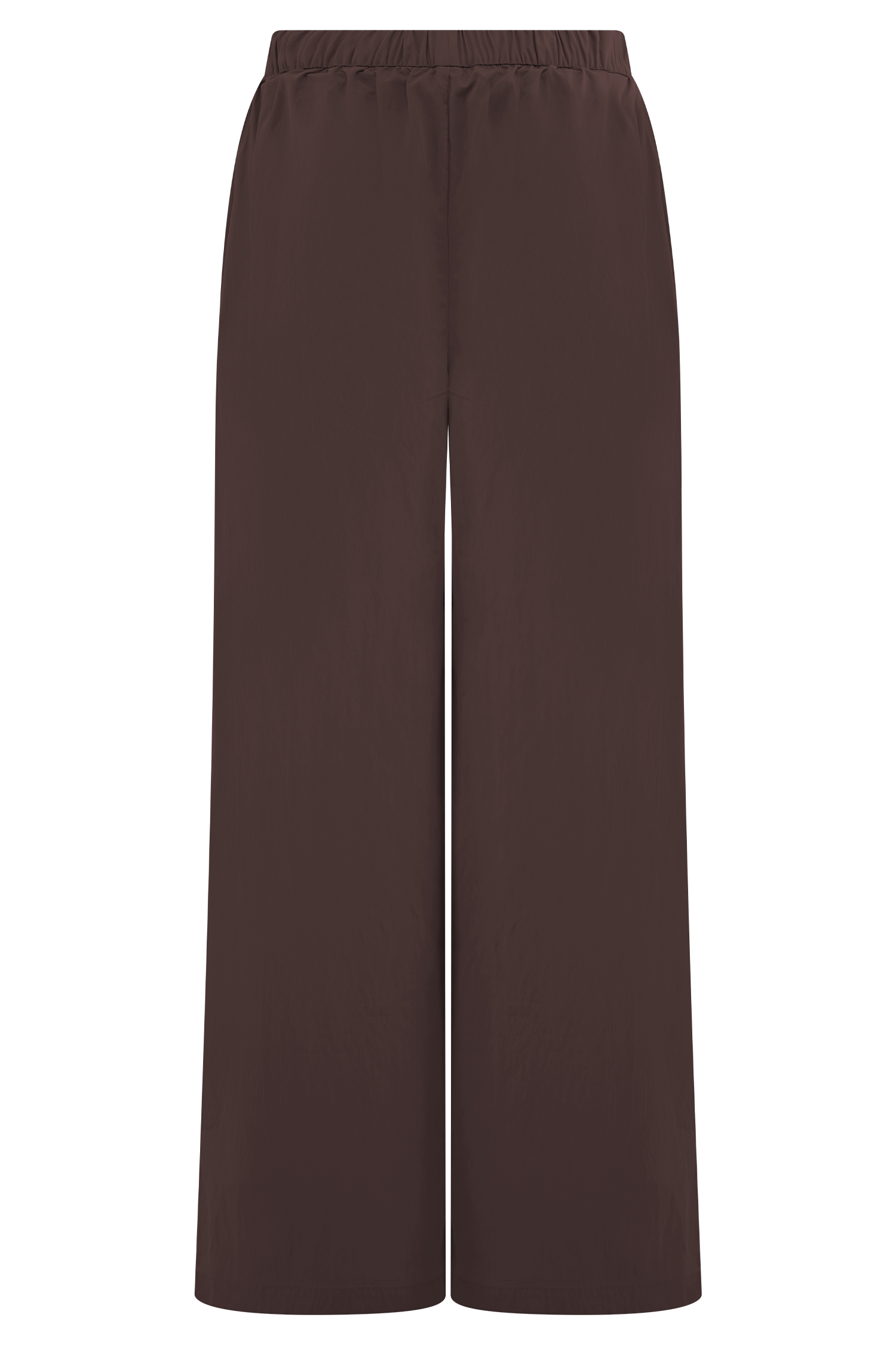 Janayia Cotton Wide Leg Pants - Dark Espresso #6