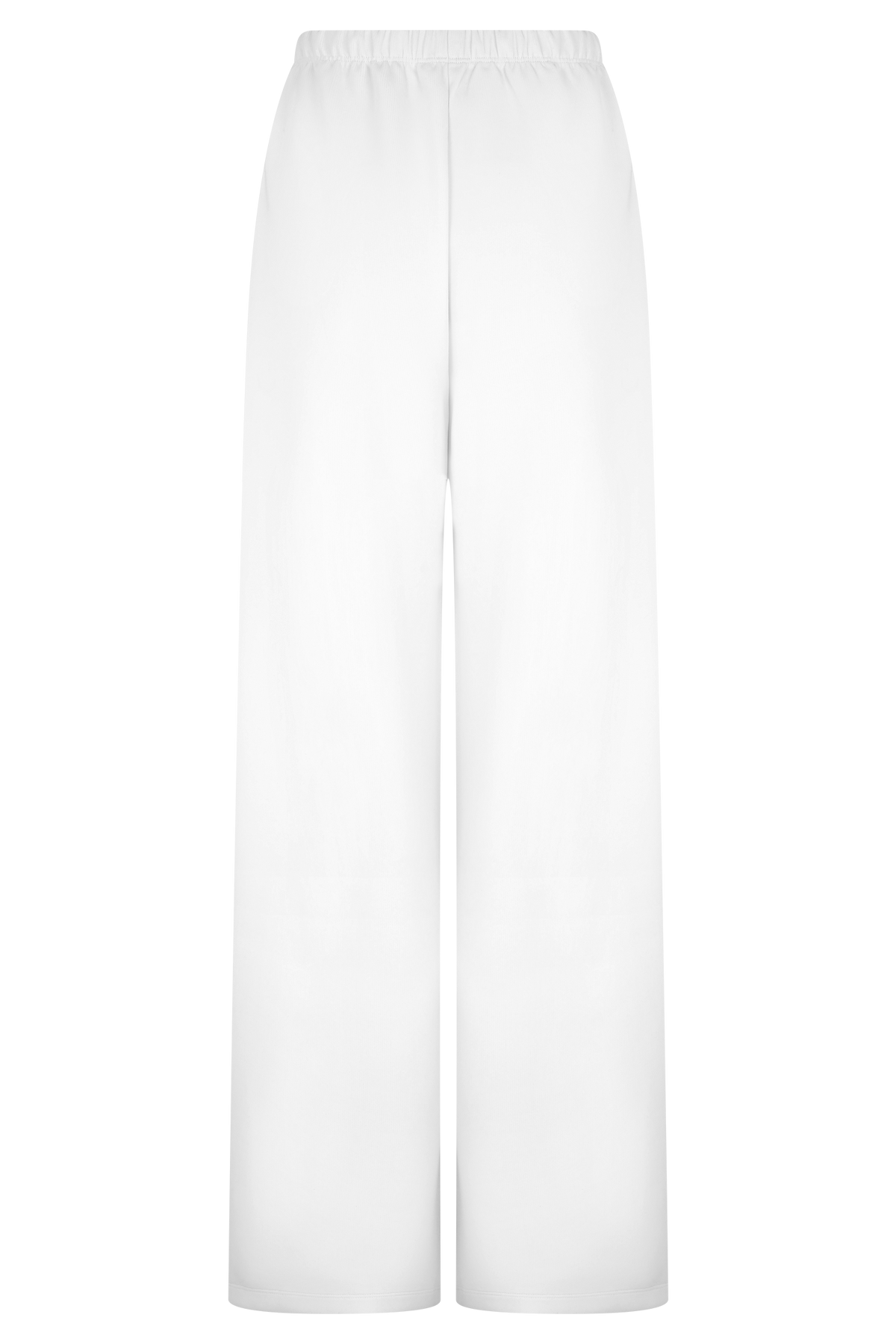 Janayia Cotton Wide Leg Pants - White
