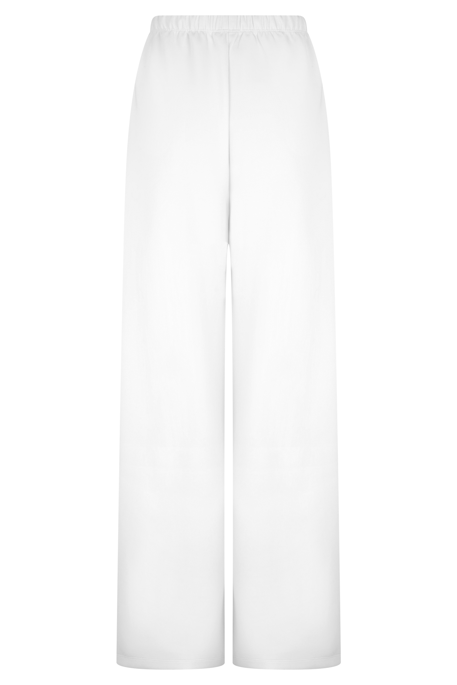 Janayia Cotton Wide Leg Pants - White #8