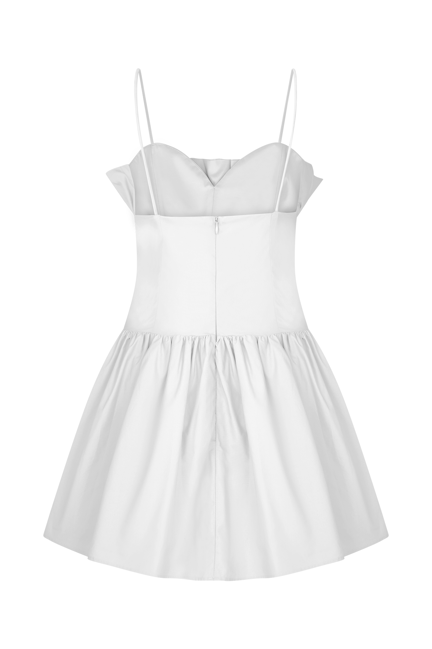 Janis Cotton Frill Mini Dress - White #6