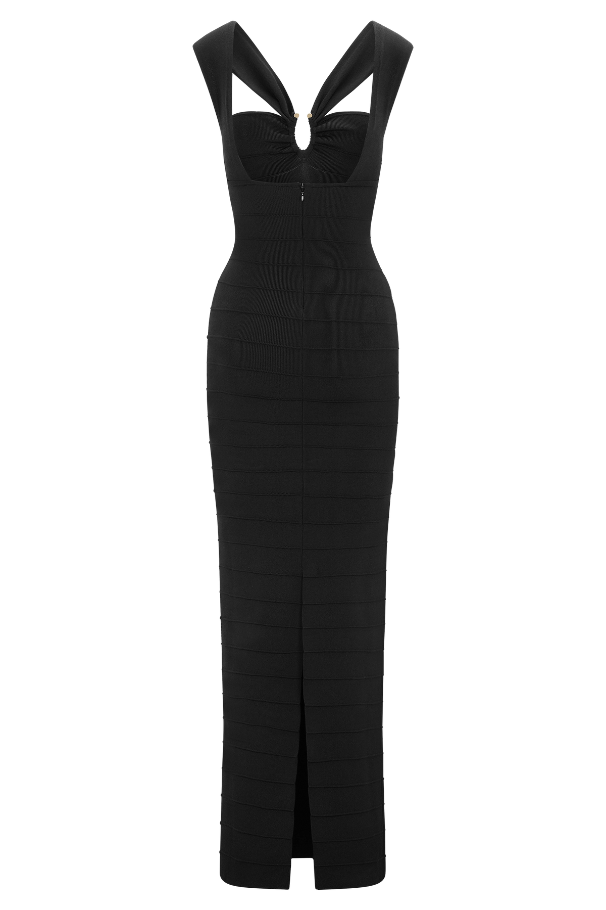 Jaylen Bandage Knit Maxi Dress - Black #8
