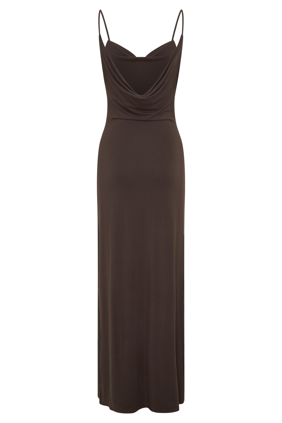 Joni Cowl Maxi Dress - Bitter Chocolate #8