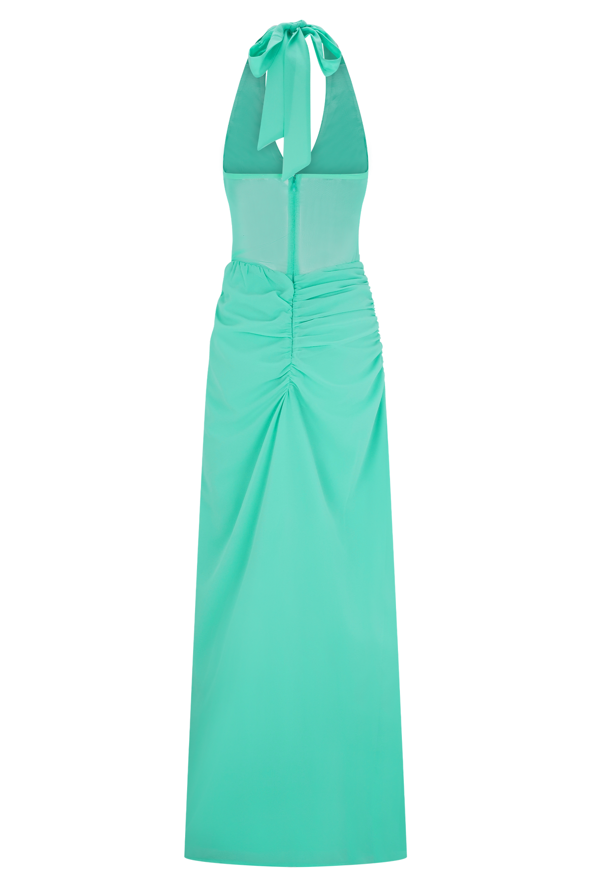 Jonna Chiffon And Mesh Maxi Dress - Lagoon #6