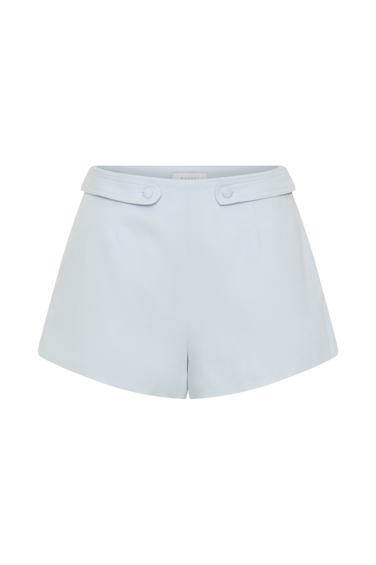 Josephine Cotton Shorts With Waistbands - Ice Blue #9