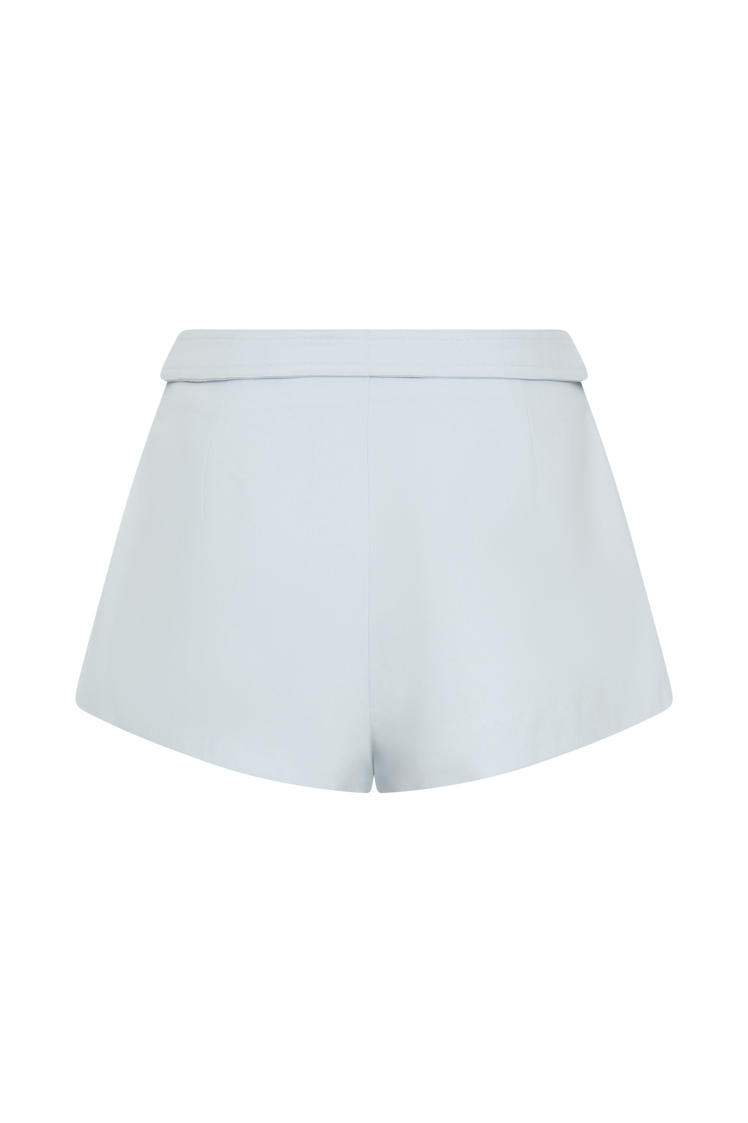 Josephine Cotton Shorts With Waistbands - Ice Blue #8