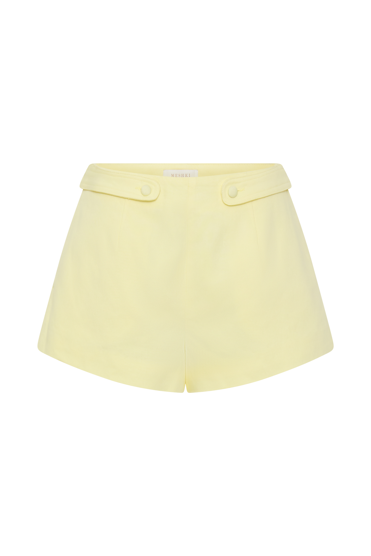 Josephine Cotton Shorts With Waistbands - Lemon #12