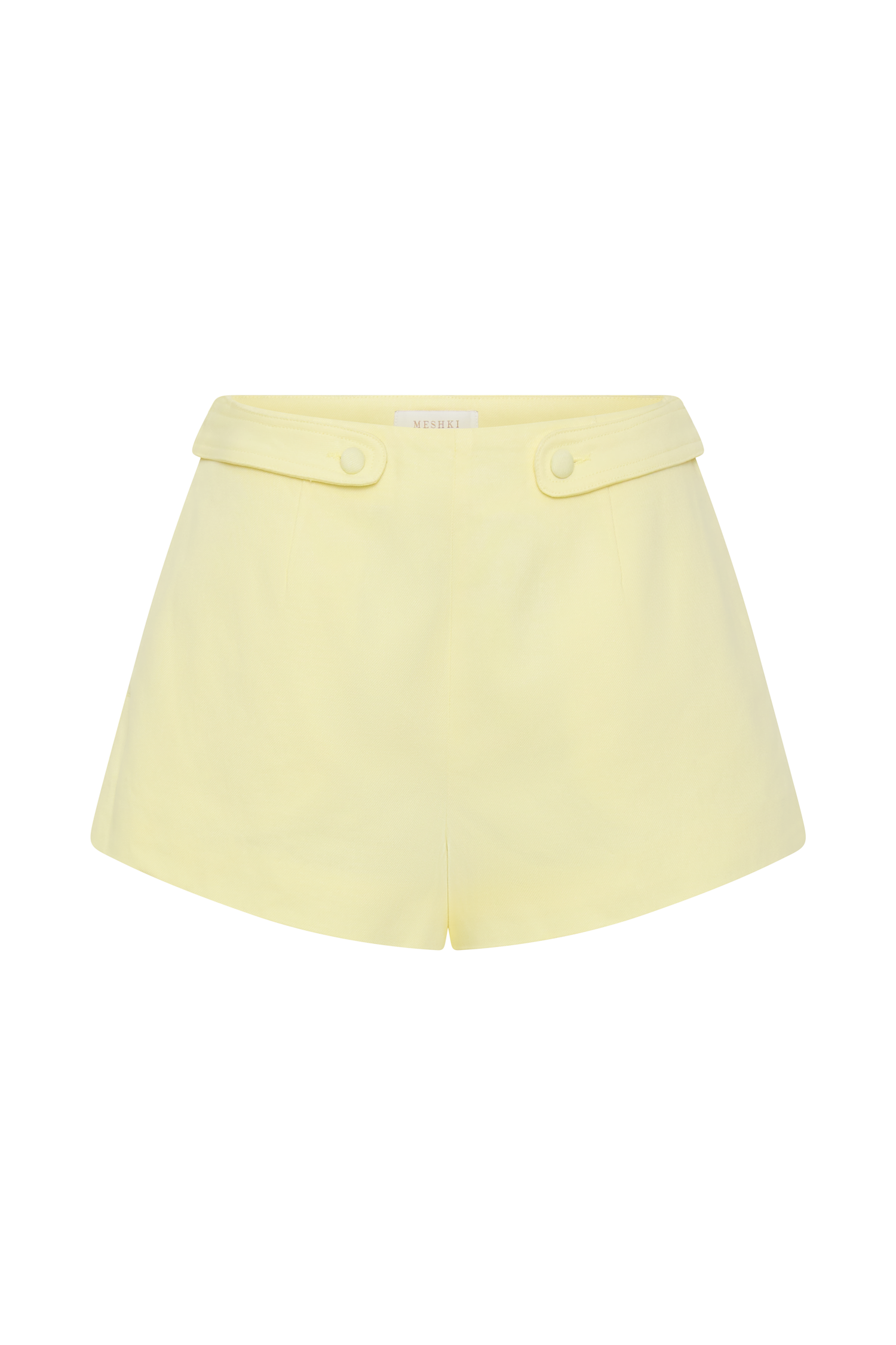 Josephine Cotton Shorts With Waistbands - Lemon #12