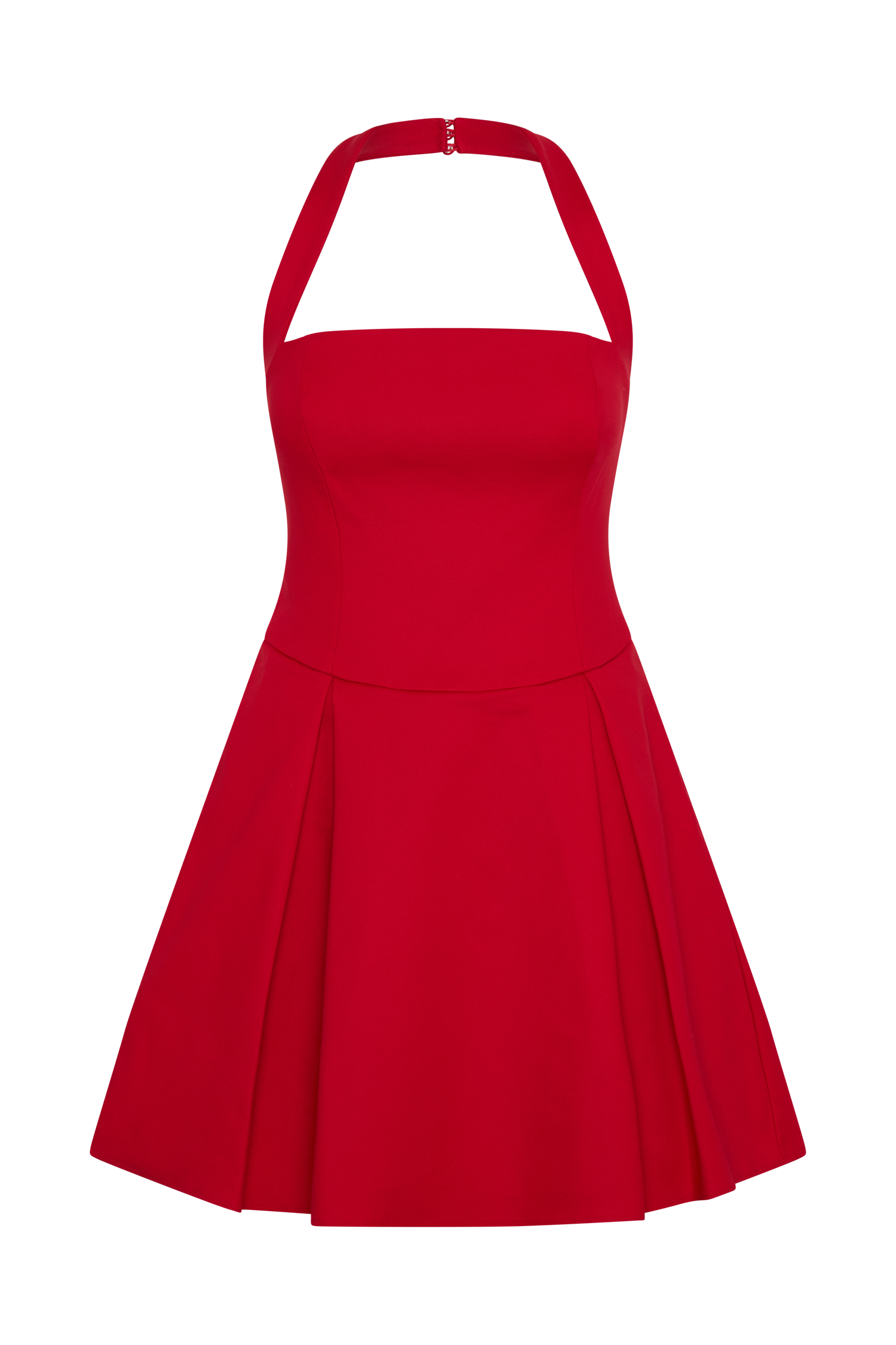 Julia Halter Mini Dress - Red | MESHKI UK Julia Halter Mini Dress - Red | MESHKI UK