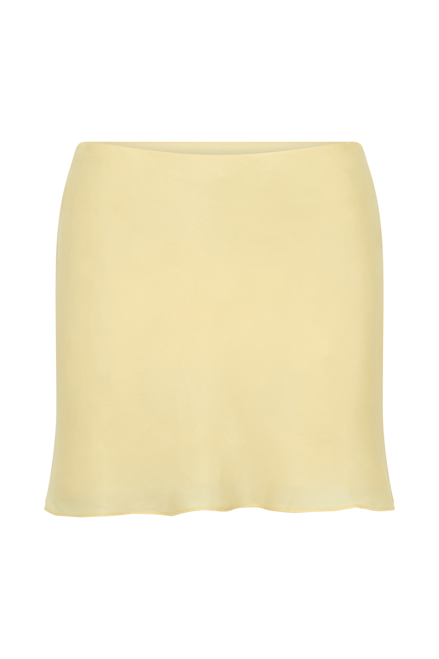 Juliana Cupro Mini Skirt - Butter #9