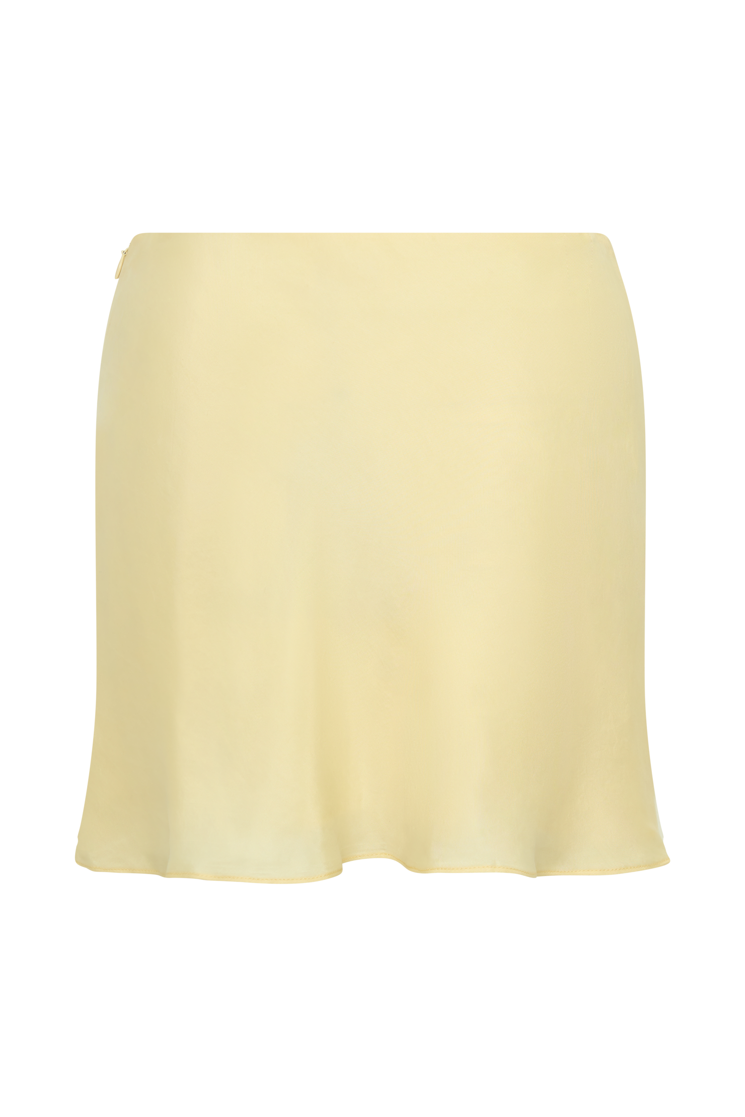 Juliana Cupro Mini Skirt - Butter #8