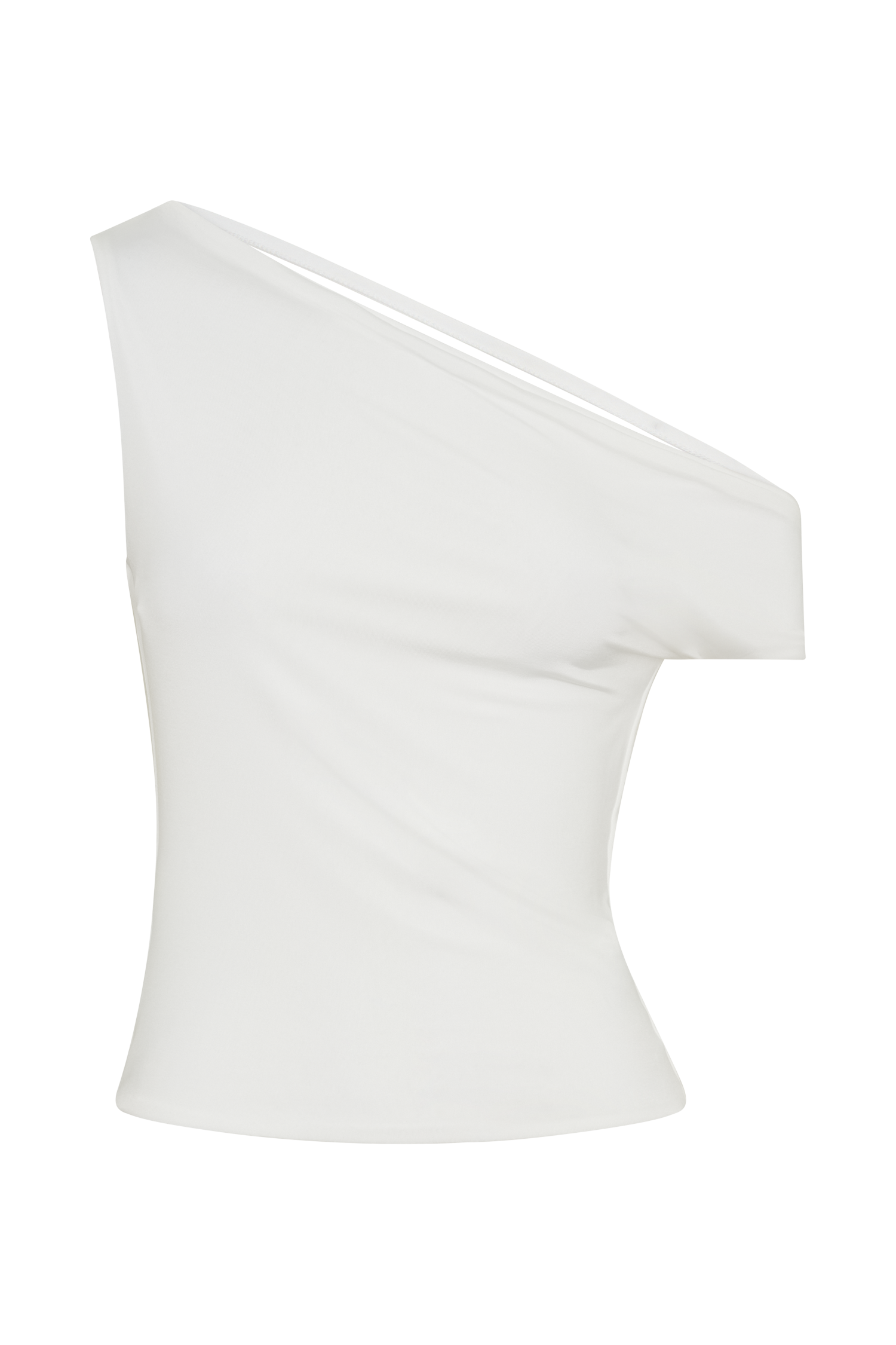 Kacey Slinky Off Shoulder Top - White #9