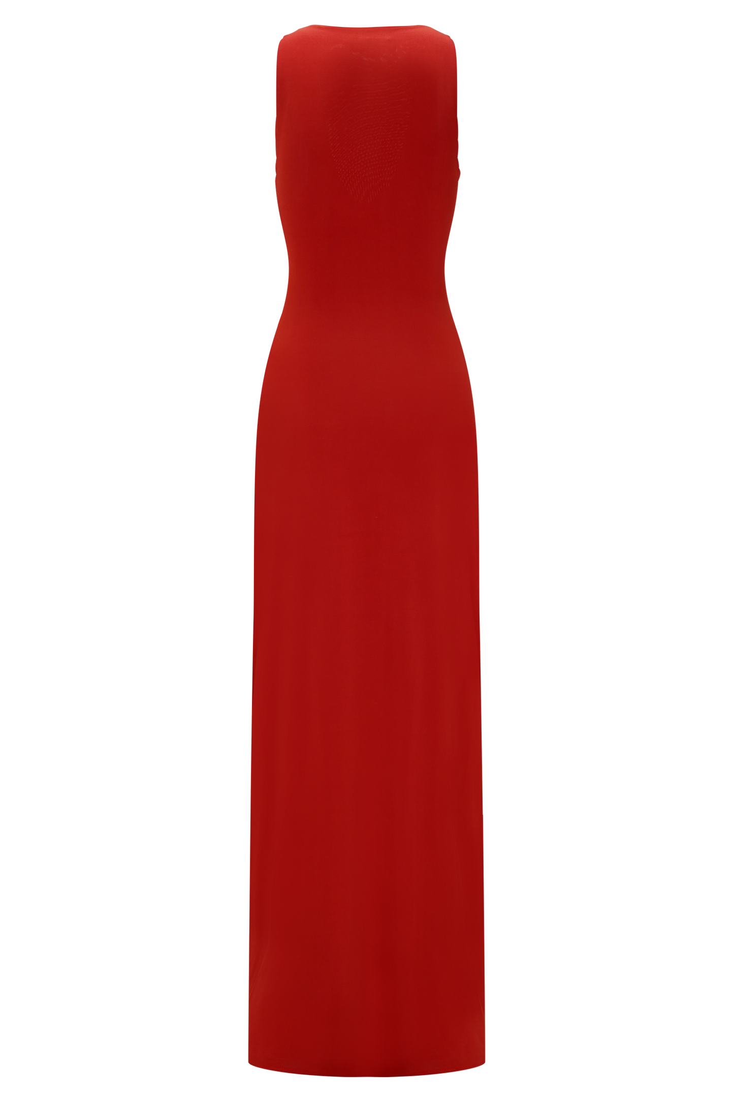 Kaiden Slinky Beaded Maxi Dress - Desert Red