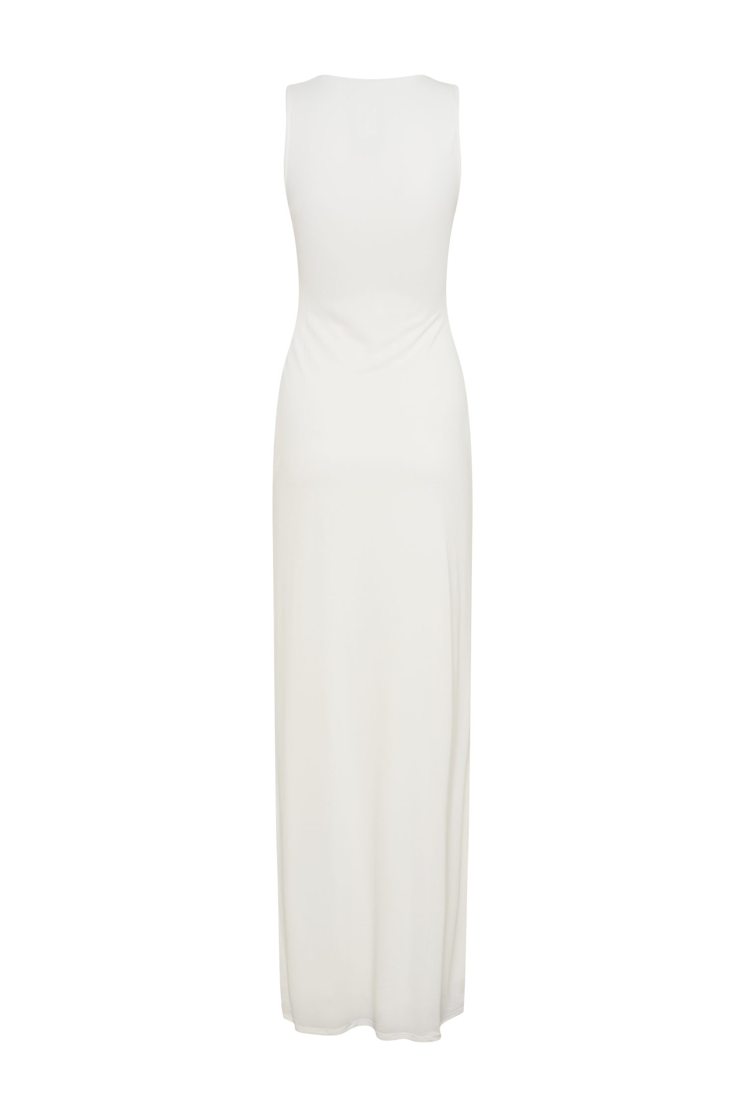 Kassidy Peached Jersey Maxi Dress - Ivory #6