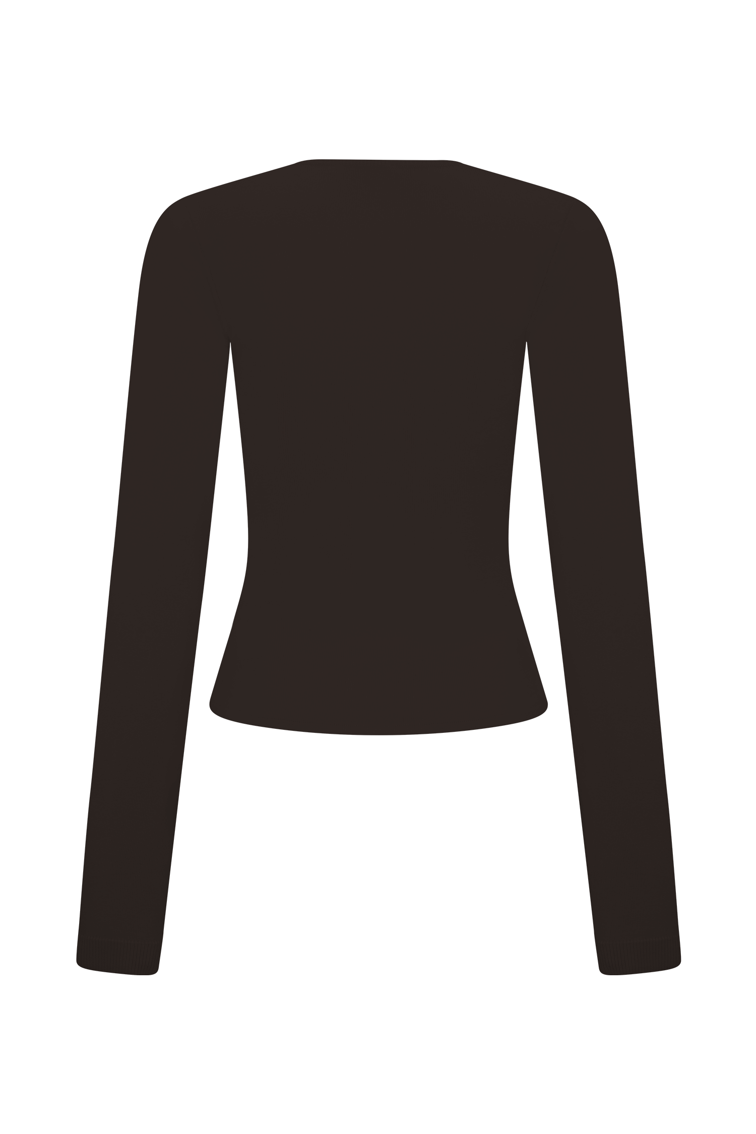 Kaylen Knit Long Sleeve Top - Dark Chocolate #8
