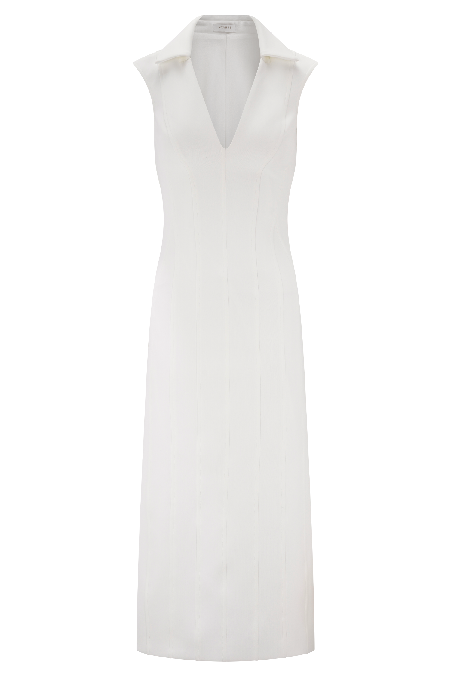 Keagan Sleeveless Midi Dress - Ivory #8