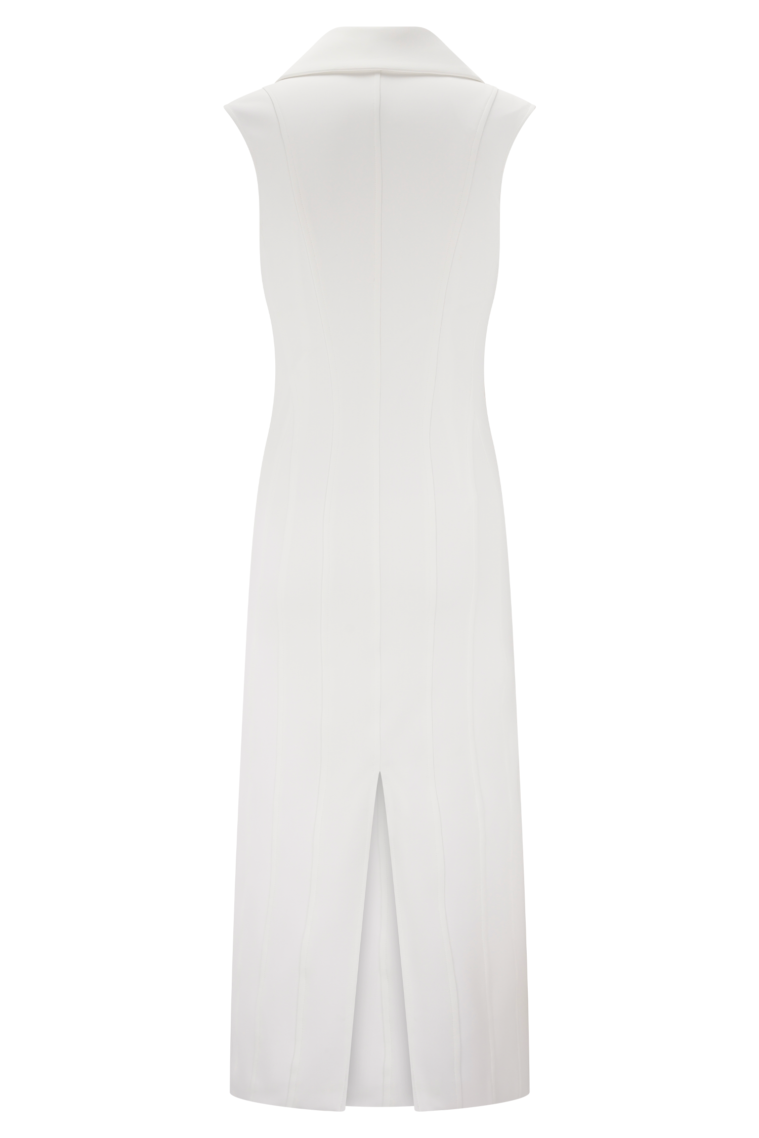 Keagan Sleeveless Midi Dress - Ivory #7