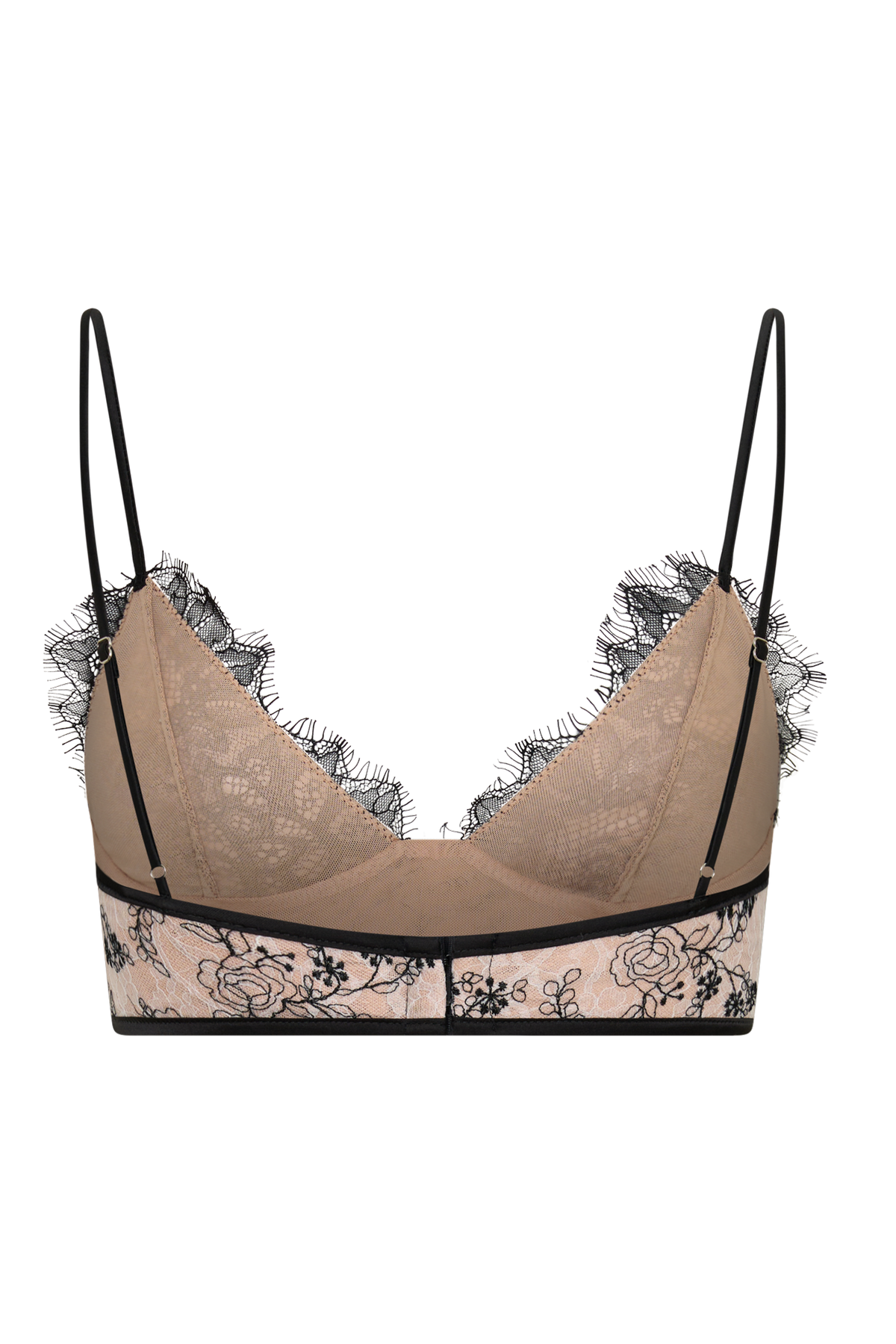 Kimberly Lace Sleeveless Crop Top - Nude Lace #8