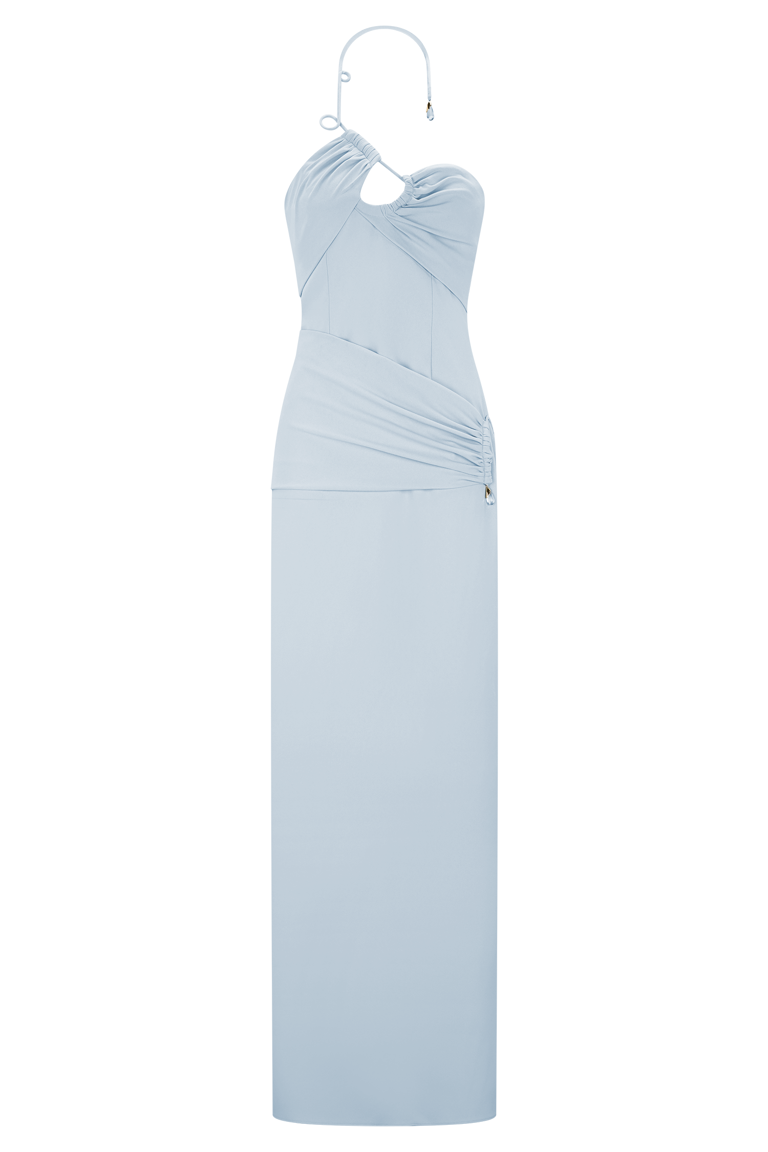 Lalia Teardrop Maxi Dress - Powder Blue #12