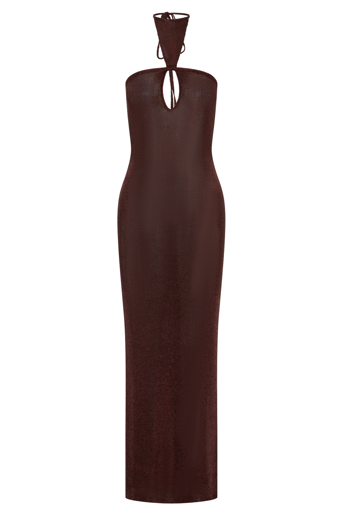 Lane Lurex Knit Maxi Dress - Chocolate #8