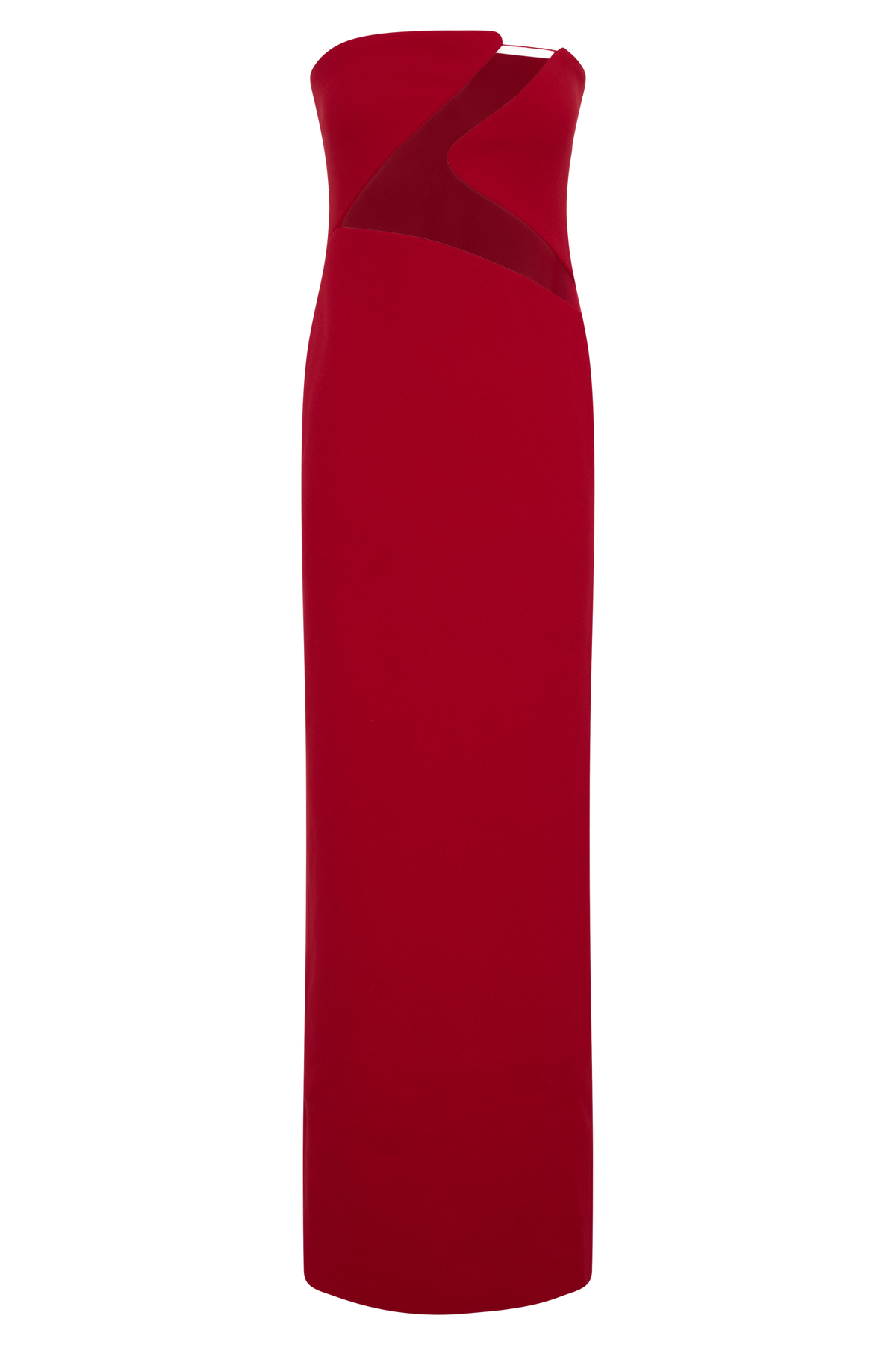 Lianne Strapless Maxi Dress - Red #9