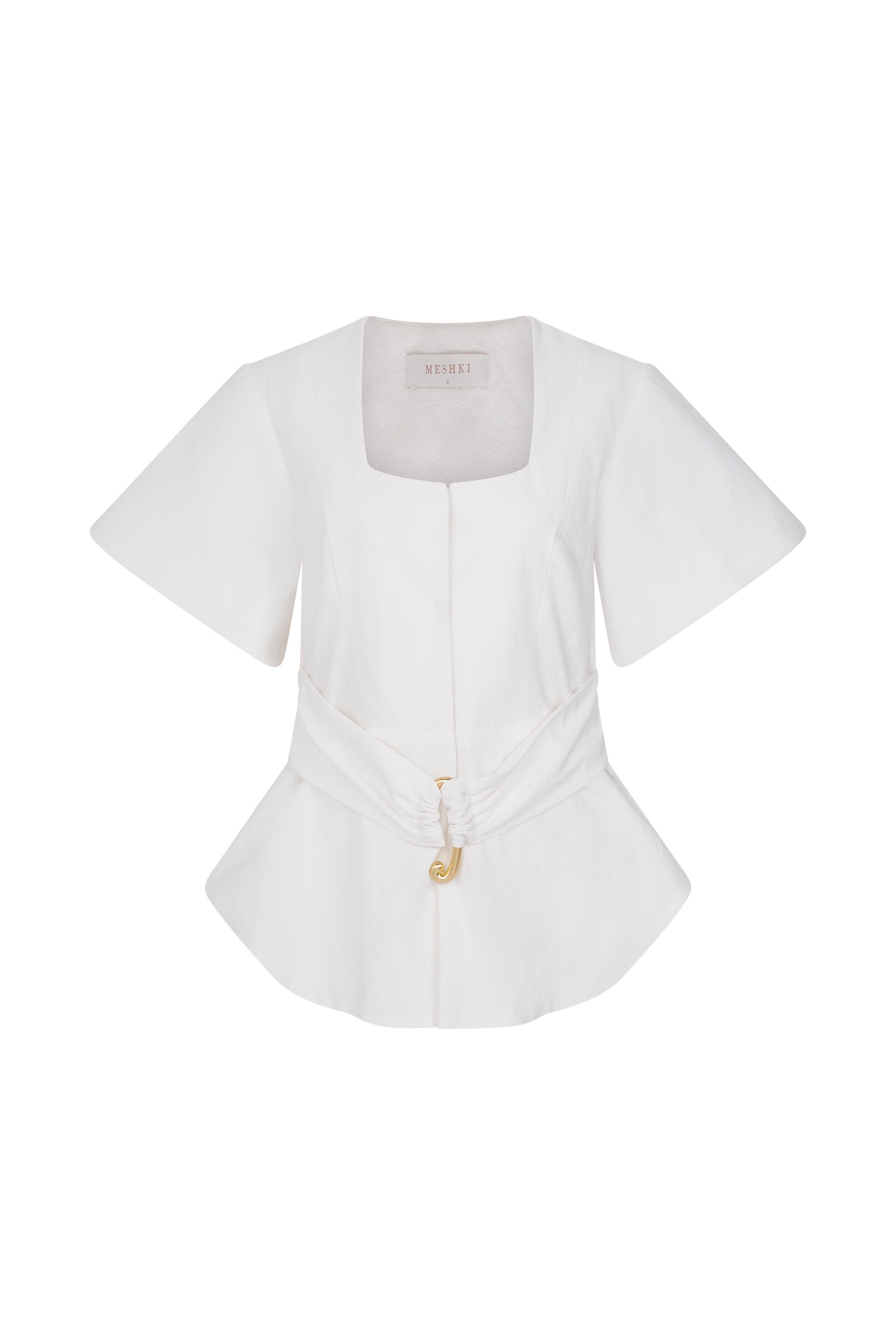 Liberty Cotton Shortsleeve Top - White #9