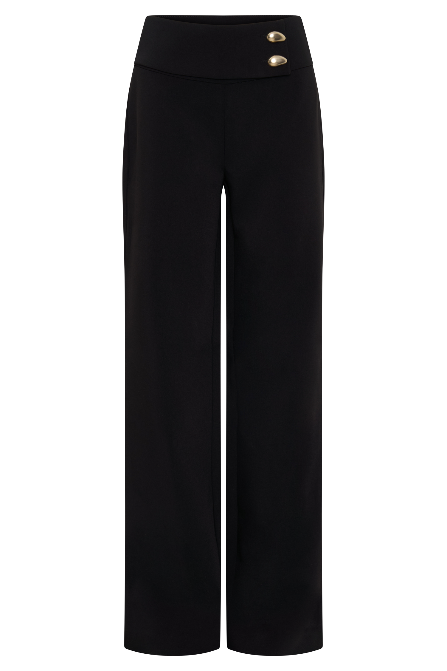 Lindie Straight Leg Suiting Pants - Black #9